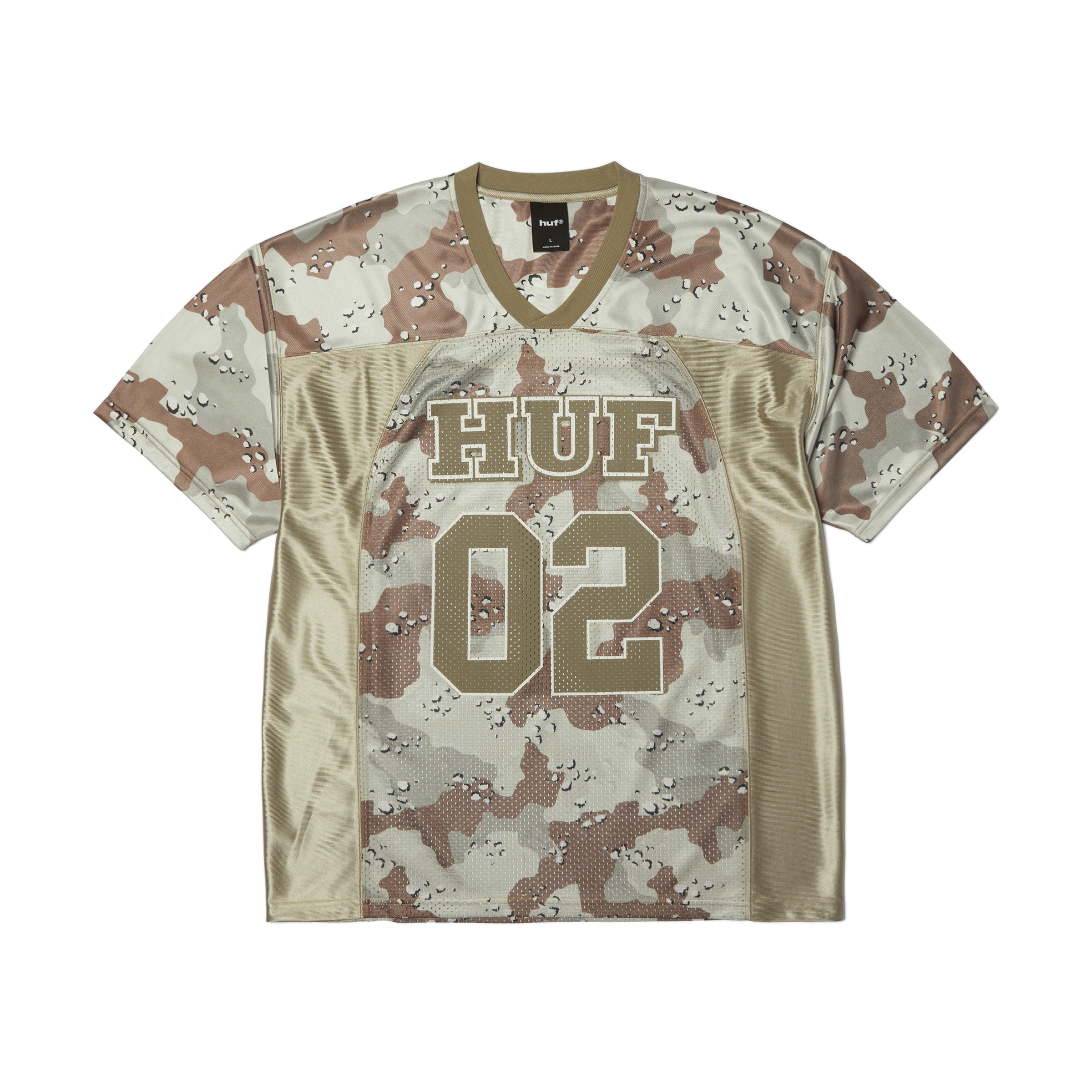 HUF CAMO FOOTBALL JERSEY ゲームシャツ　S Camo Football Jersey – HUF Worldwide