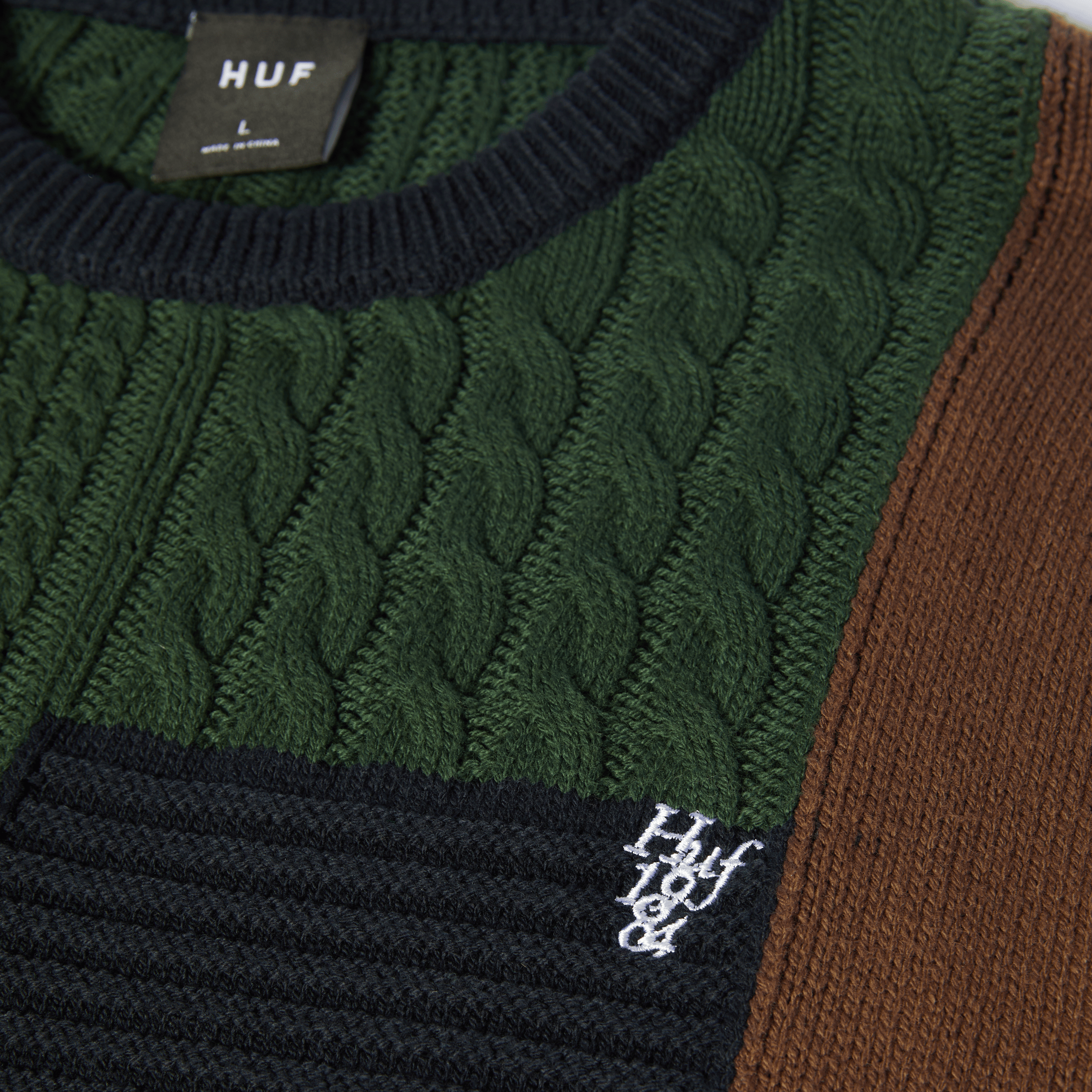 Columbia Cable Knit Sweater – HUF Worldwide