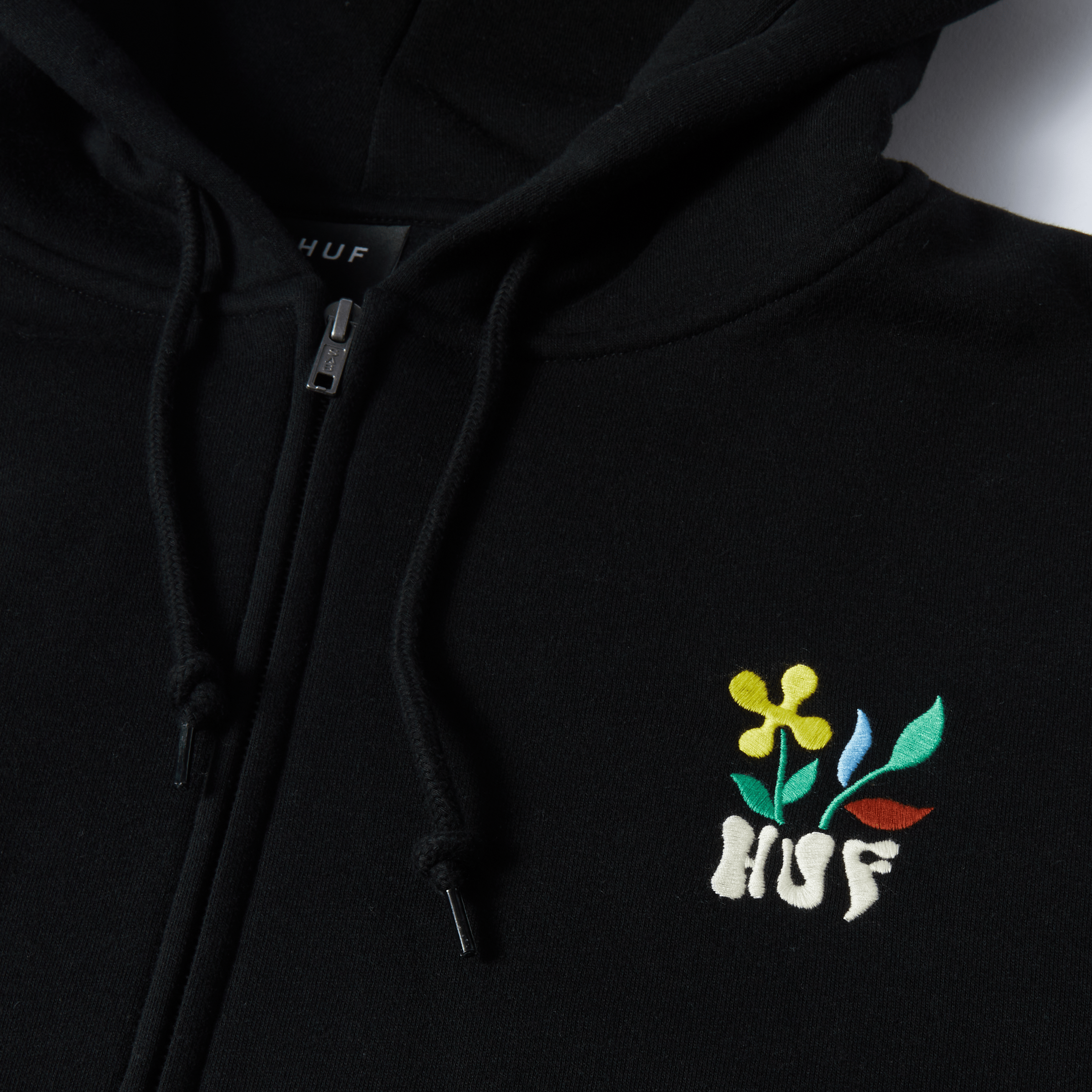 Flower Full Zip Hoodie HUF Worldwide