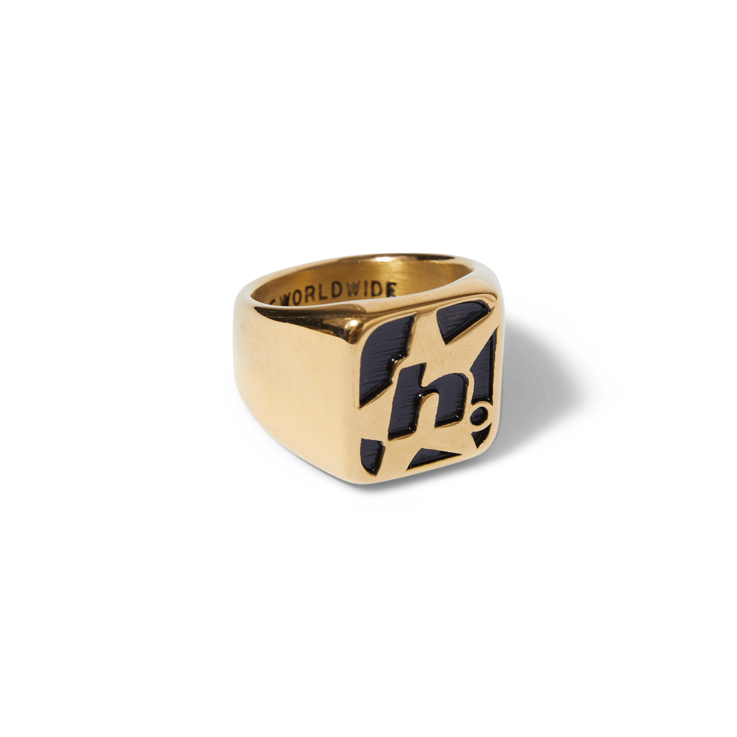 BLACKLETTER GOLD RING / HUF BLACKLETTER GOLD RING / HUF