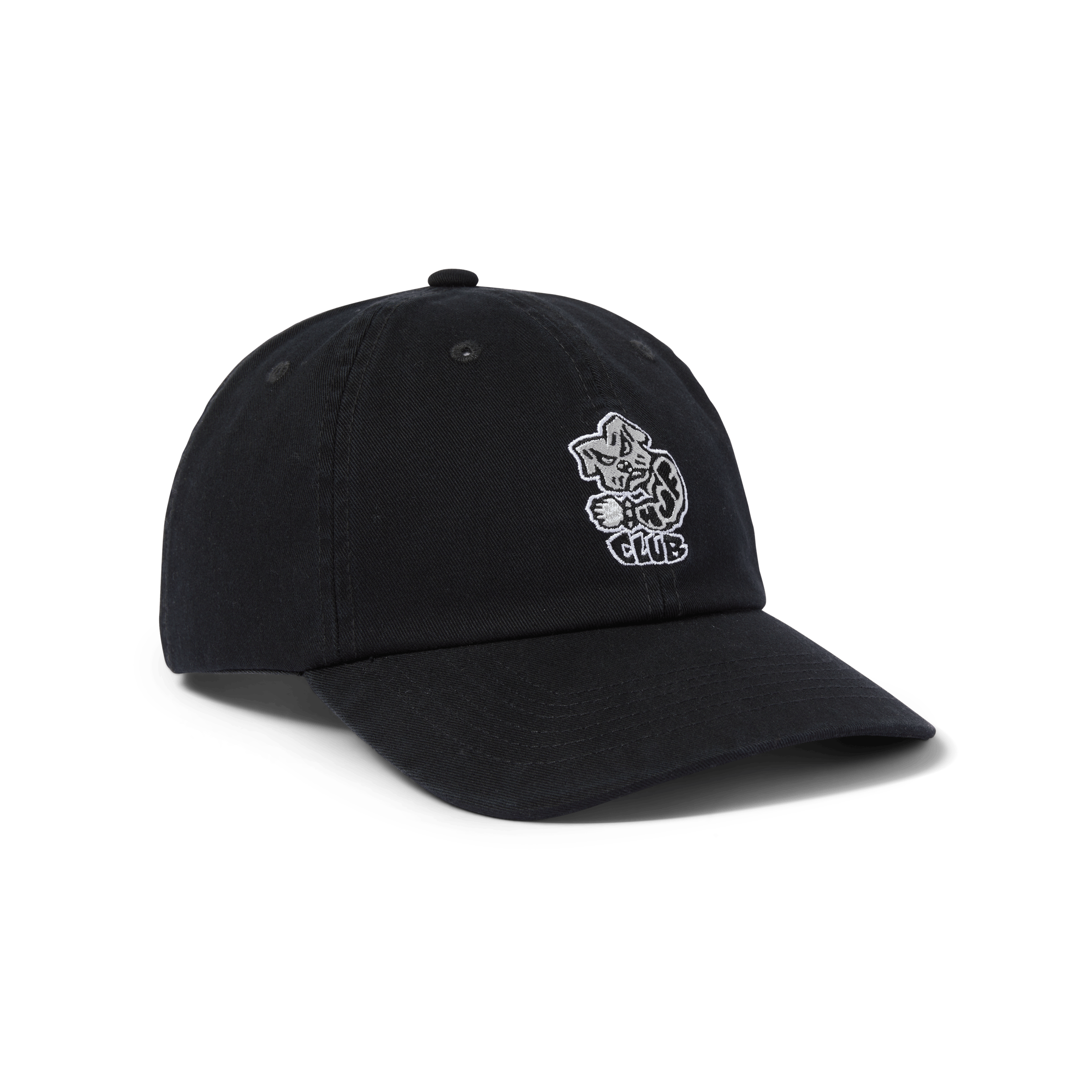 HUF Club 6-Panel Curved Visor Strapback Hat