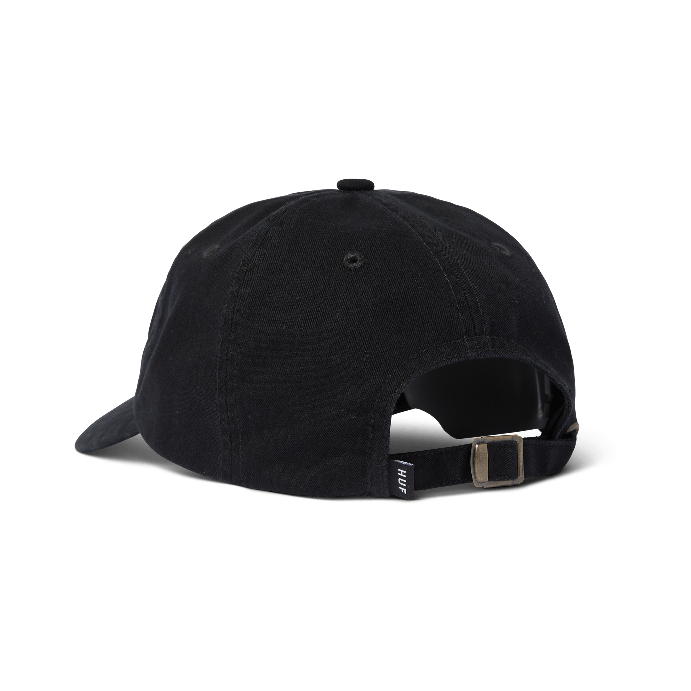Huf Club 6 Panel CV Hat Black