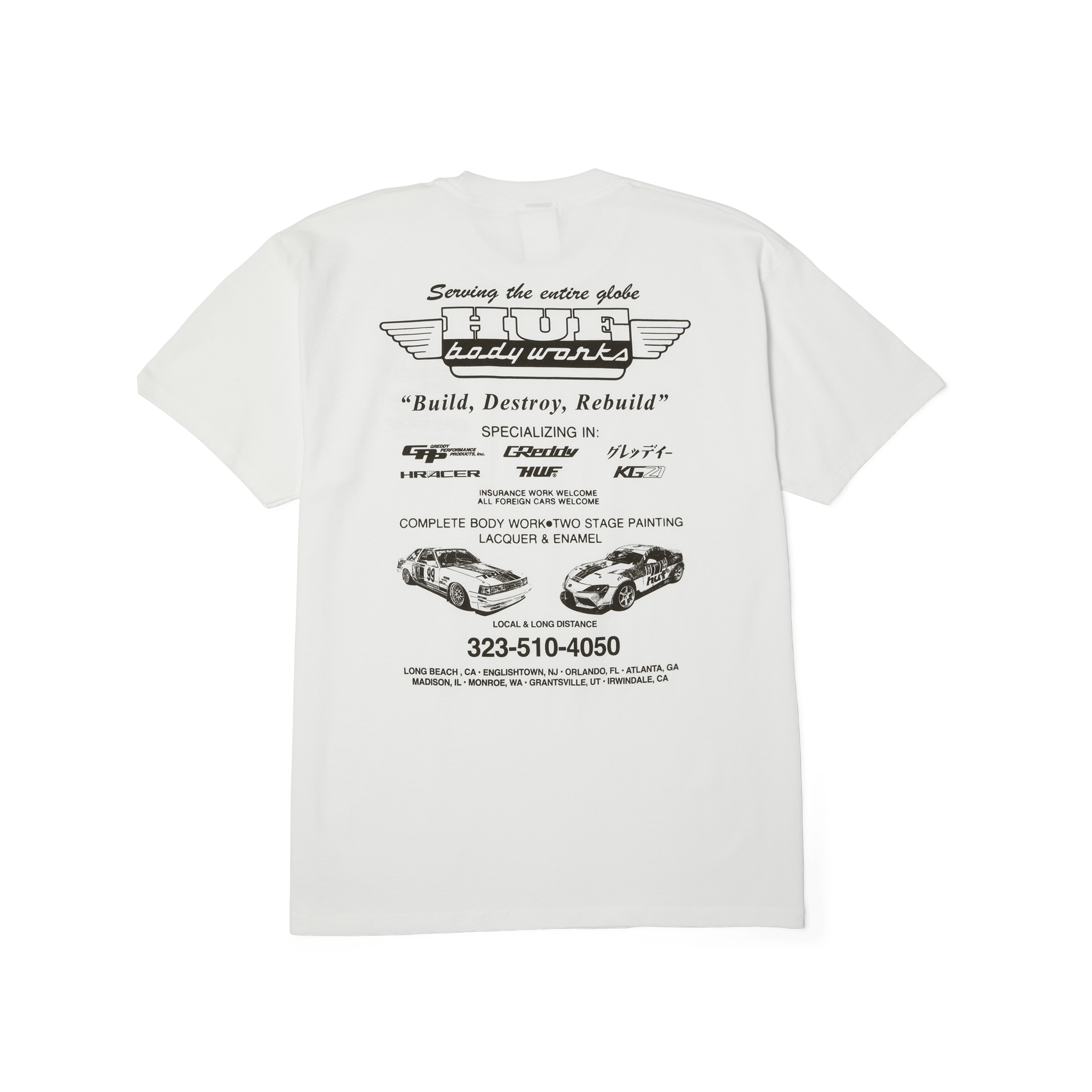 HUF x GReddy Body Works T-Shirt – HUF Worldwide