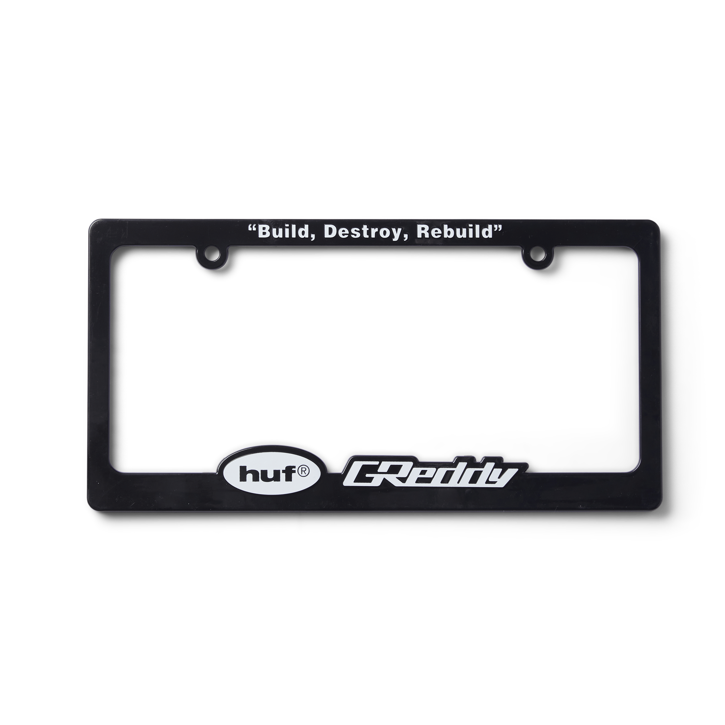 HUF x GReddy License Plate Frame – HUF Worldwide