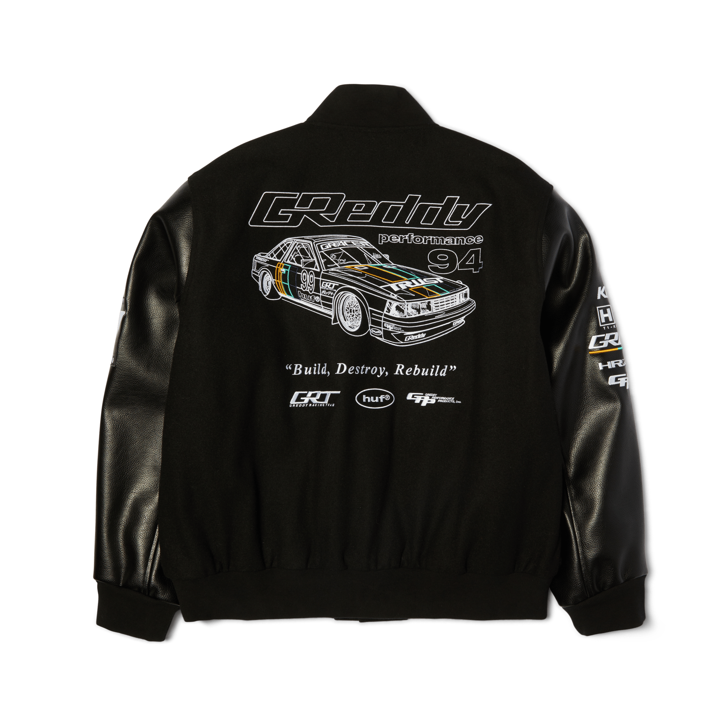 HUF x GReddy Varsity Jacket – HUF Worldwide