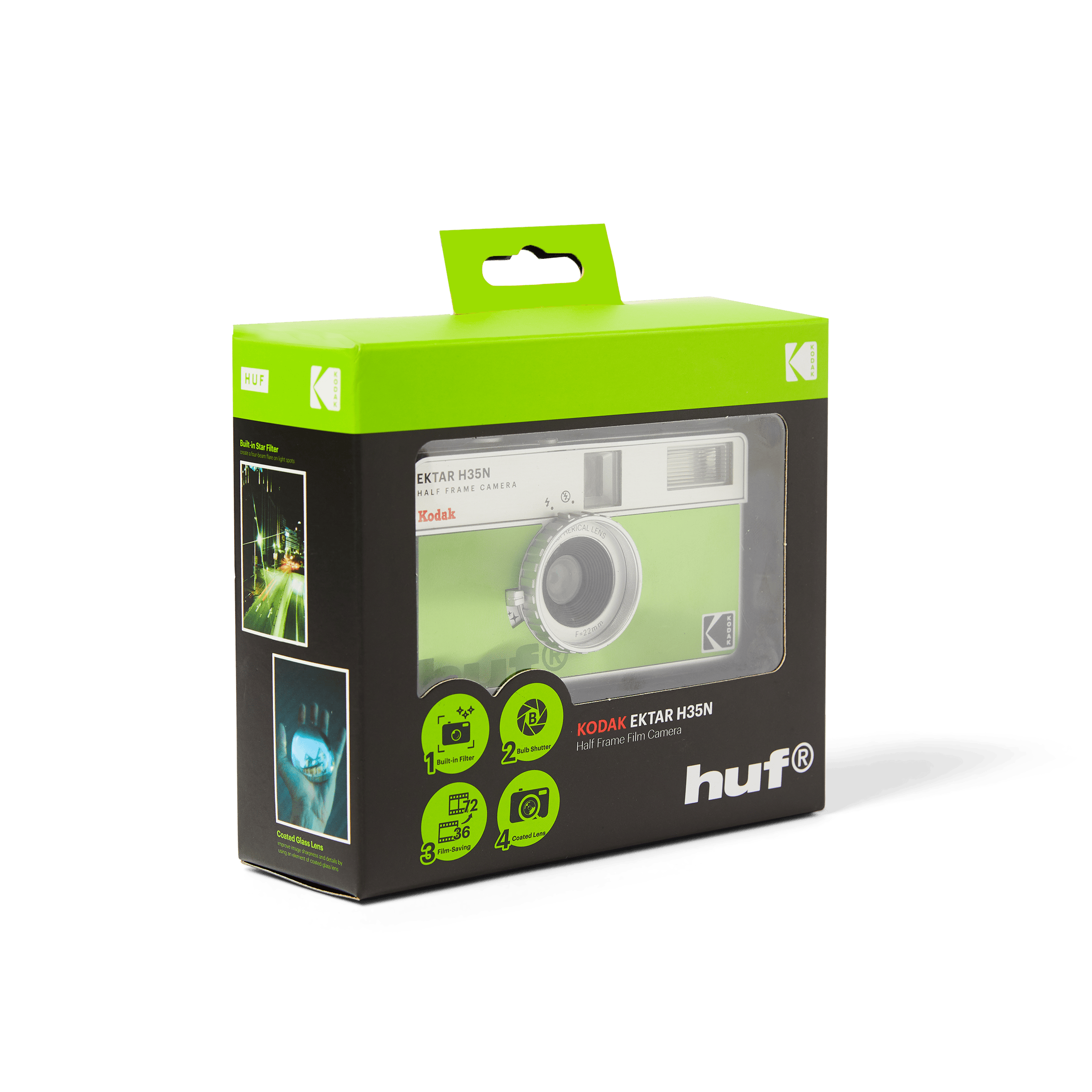 HUF X KODAK EKTAR H35N ハーフフレーム カメラ HUF x Kodak Ektar H35N – HUF Worldwide
