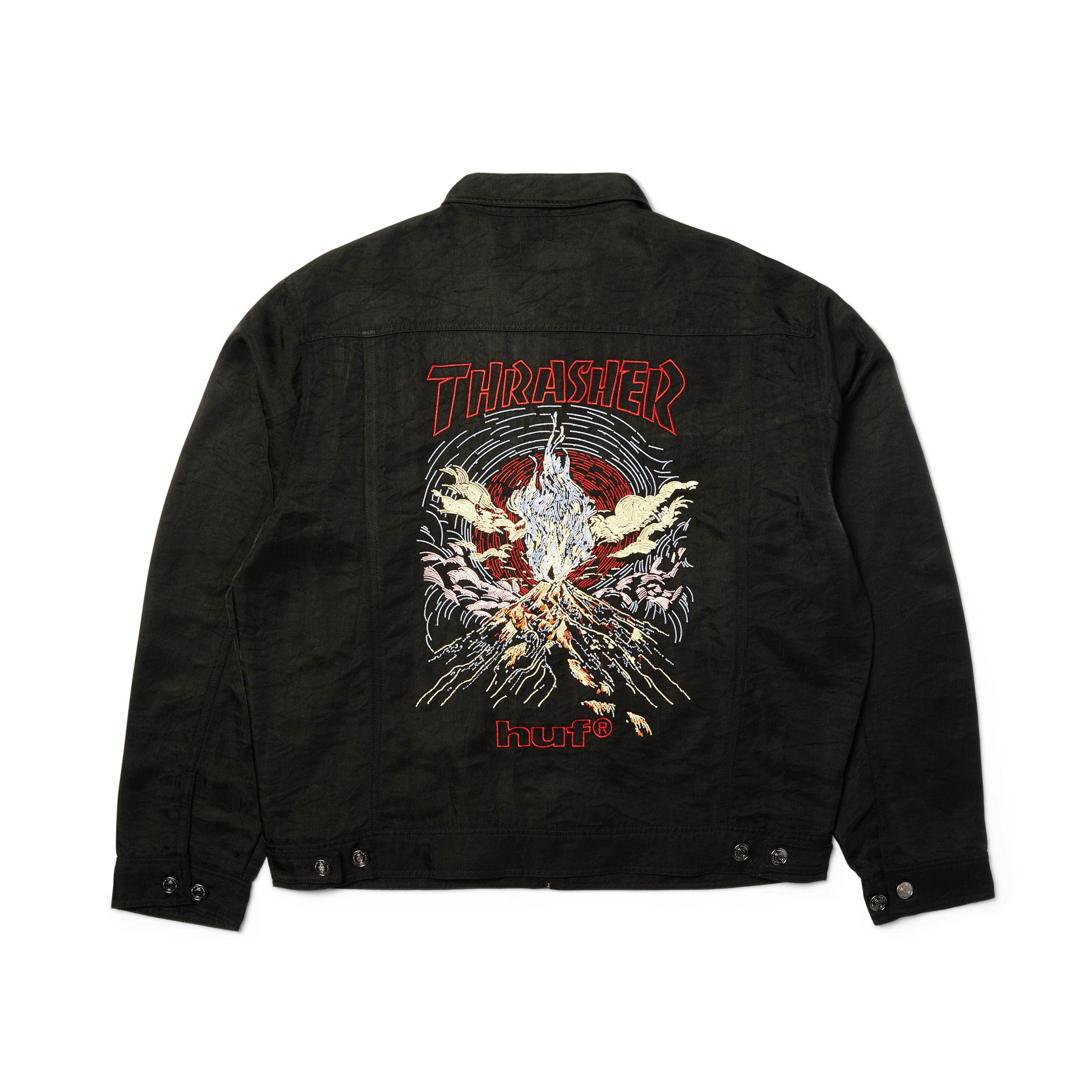 HUF x Thrasher Trucker Jacket – HUF Worldwide