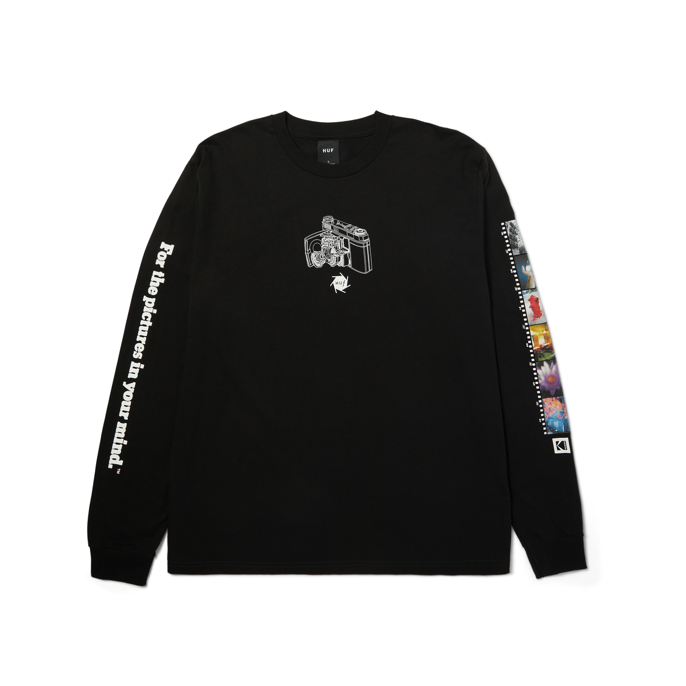 HUF x Kodak Inner Vision Long Sleeve T-Shirt – HUF Worldwide HUF x Kodak Inner Vision Long Sleeve T-Shirt – HUF Worldwide
