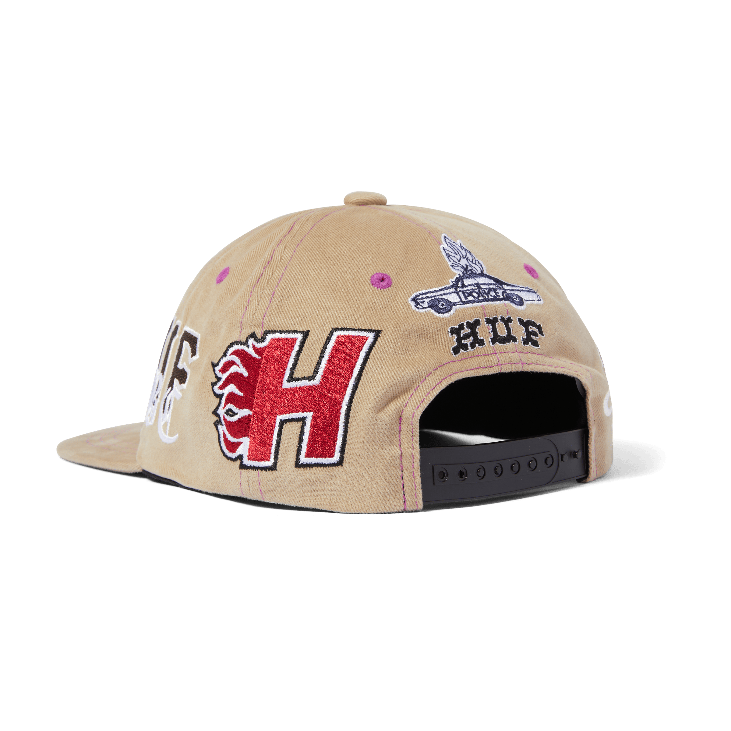 Huf Panel Strapback Hat Mashup 6-Panel Snapback Hat – HUF