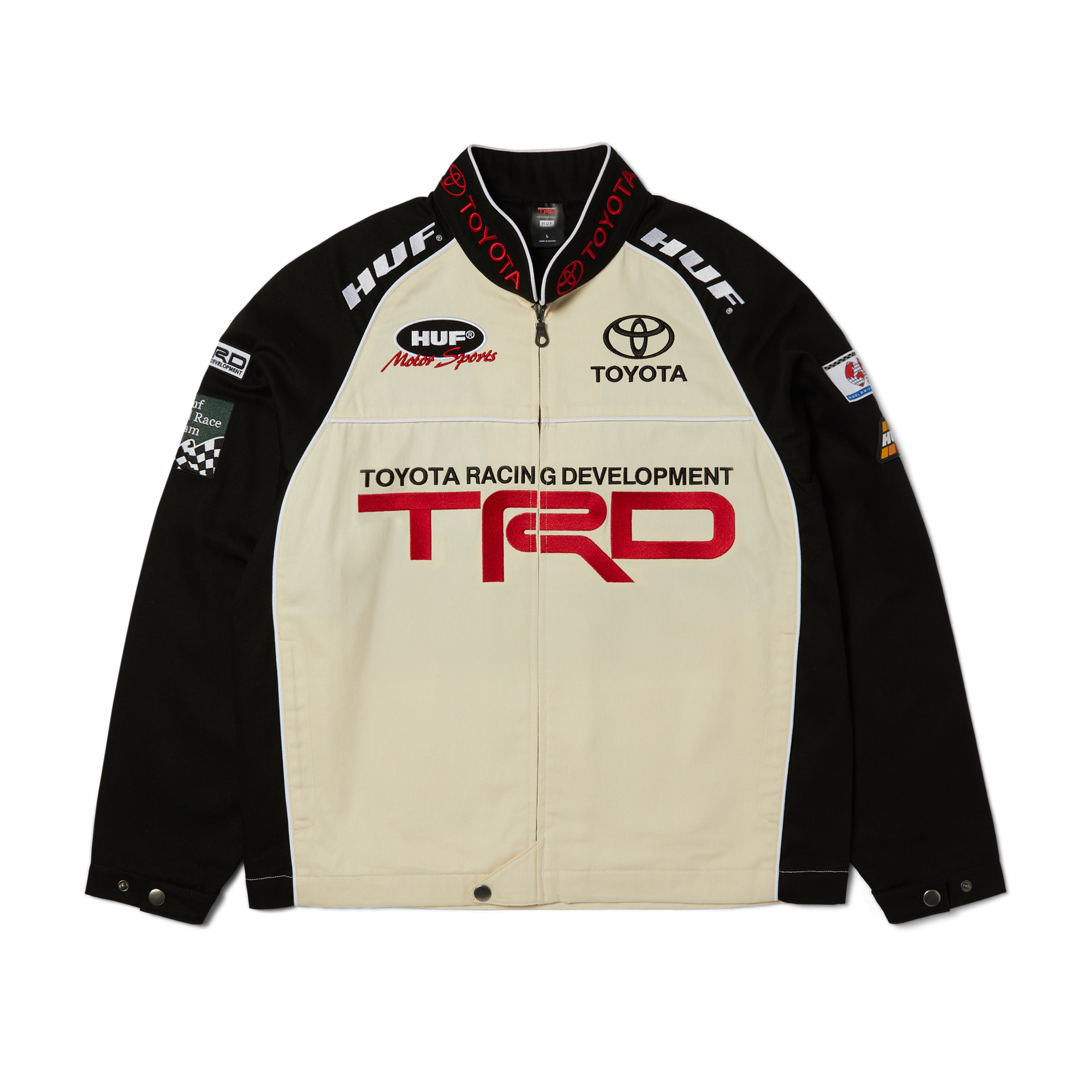 HUF x Toyota TRD Podium Racing Jacket – HUF Worldwide HUF x Toyota TRD Podium Racing Jacket – HUF Worldwide