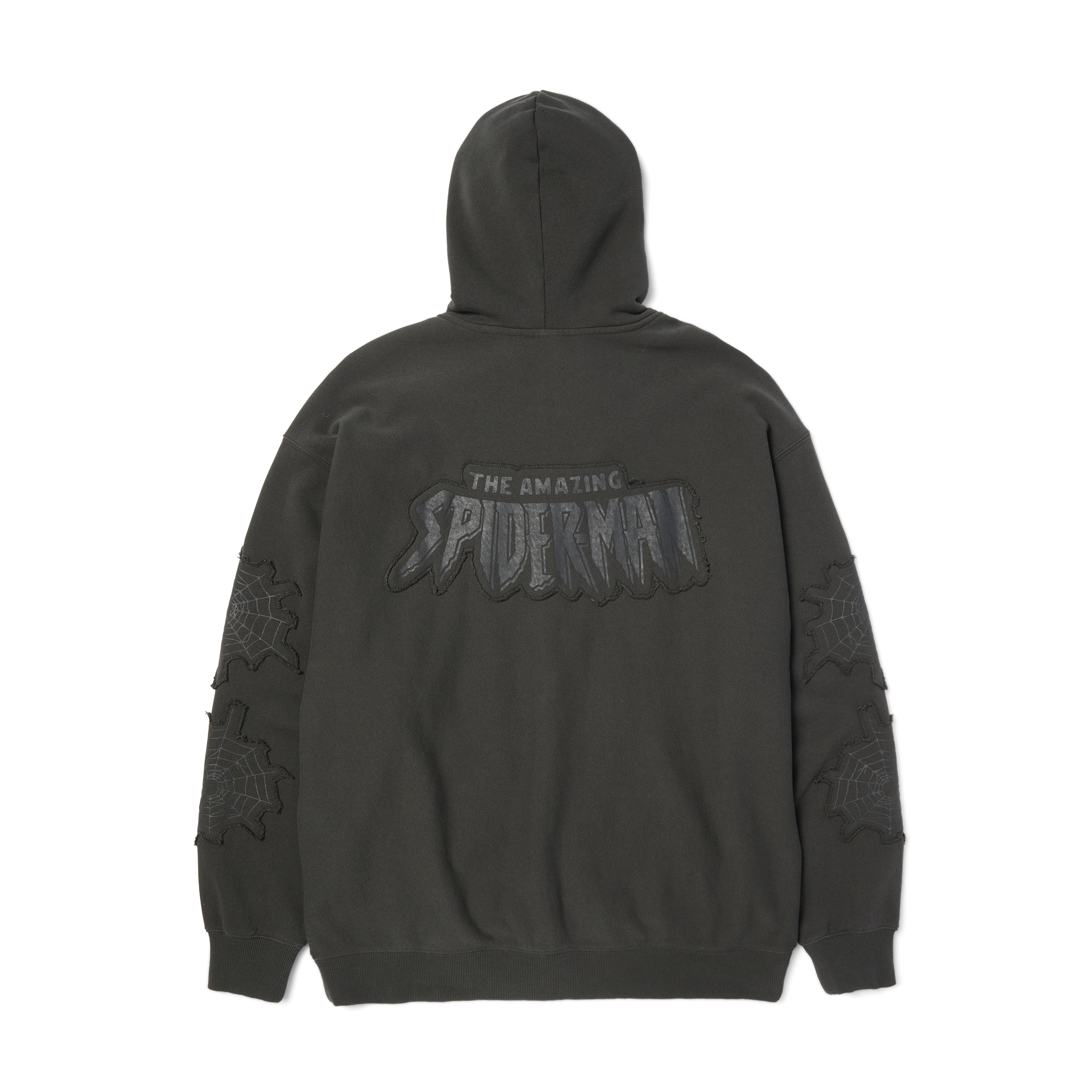 huf x Spider-Man Web Full-Zip Washed Hoodie – HUF Worldwide