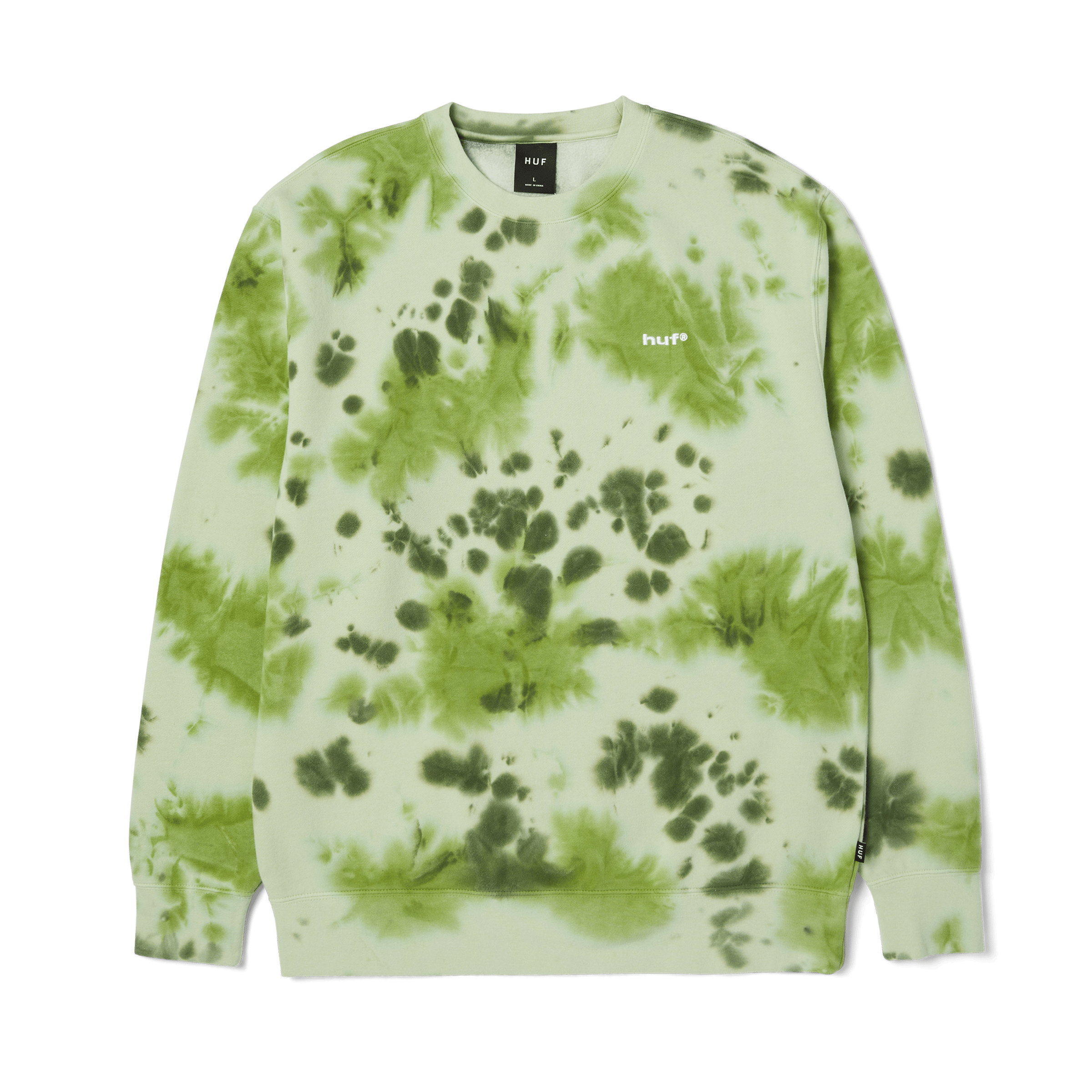 Tie Dye 89 Logo Crewneck Sweatshirt – HUF Worldwide