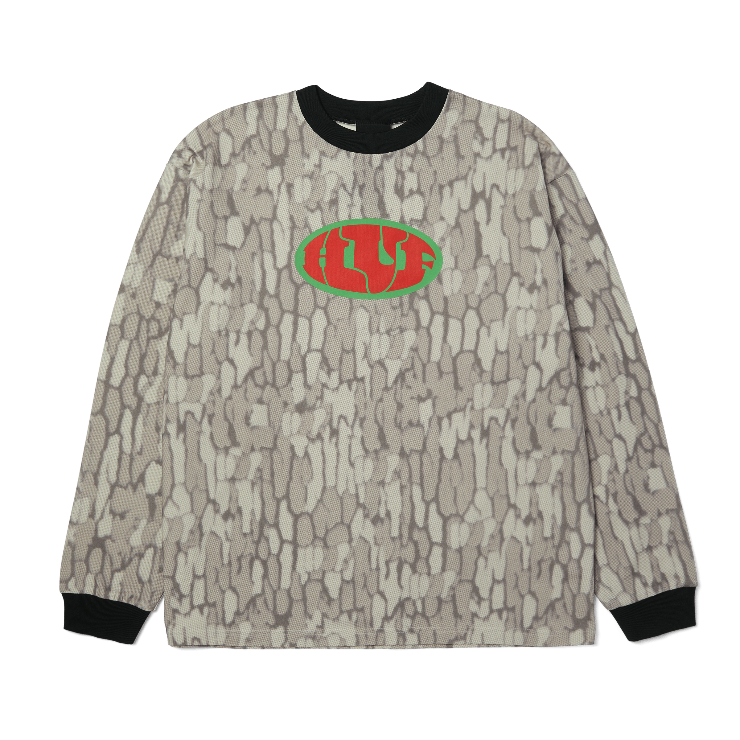 Warped Camo Long Sleeve T-Shirt Knit Top – HUF Worldwide