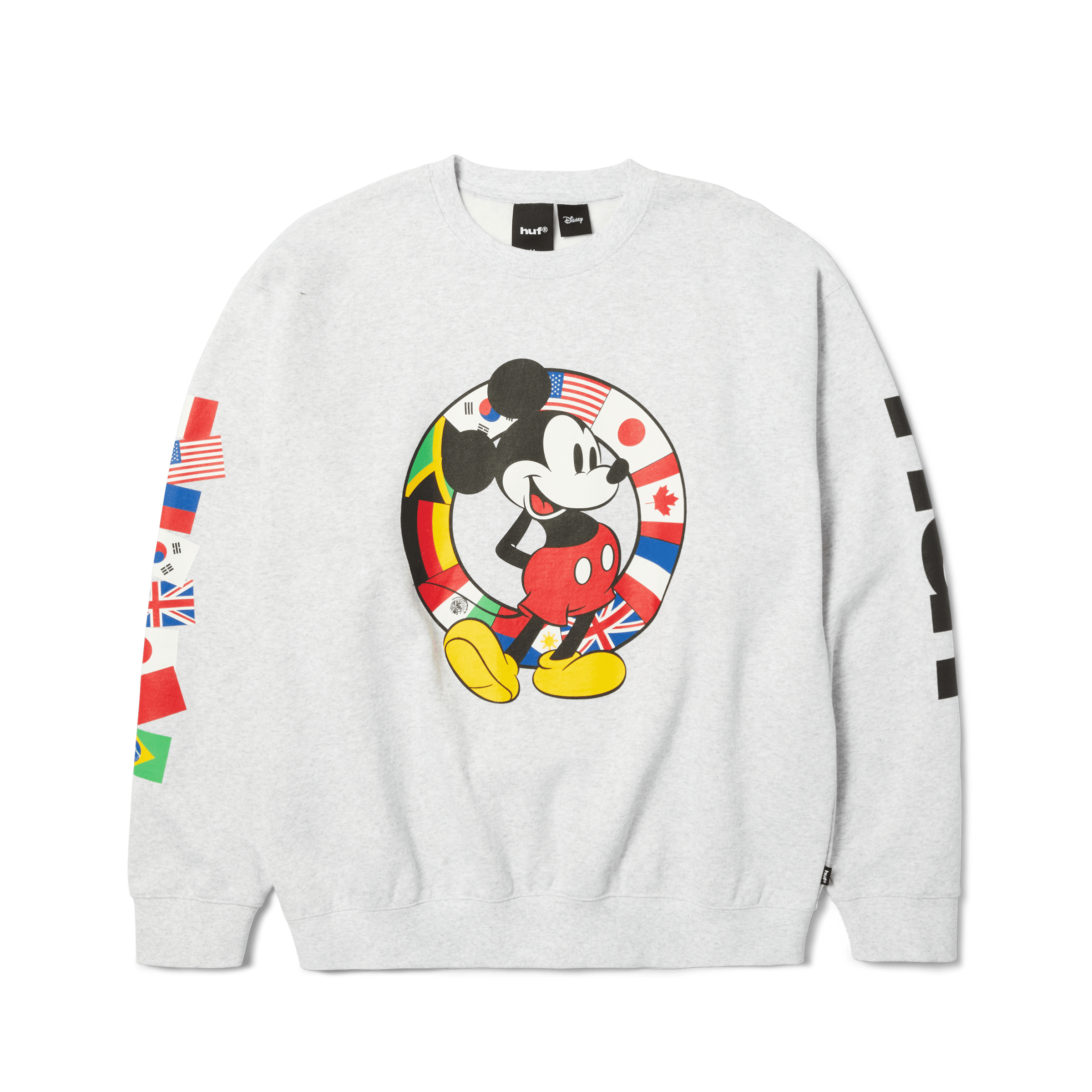 Disney | HUF Mickey Worldwide Tour Crewneck Sweatshirt – HUF Worldwide