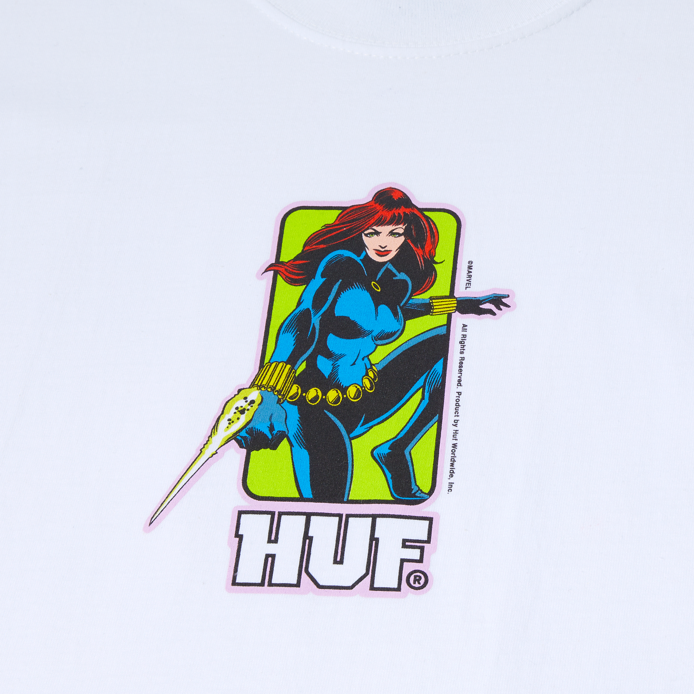 HUF x HUF – Avengers T-Shirt Black Worldwide Widow