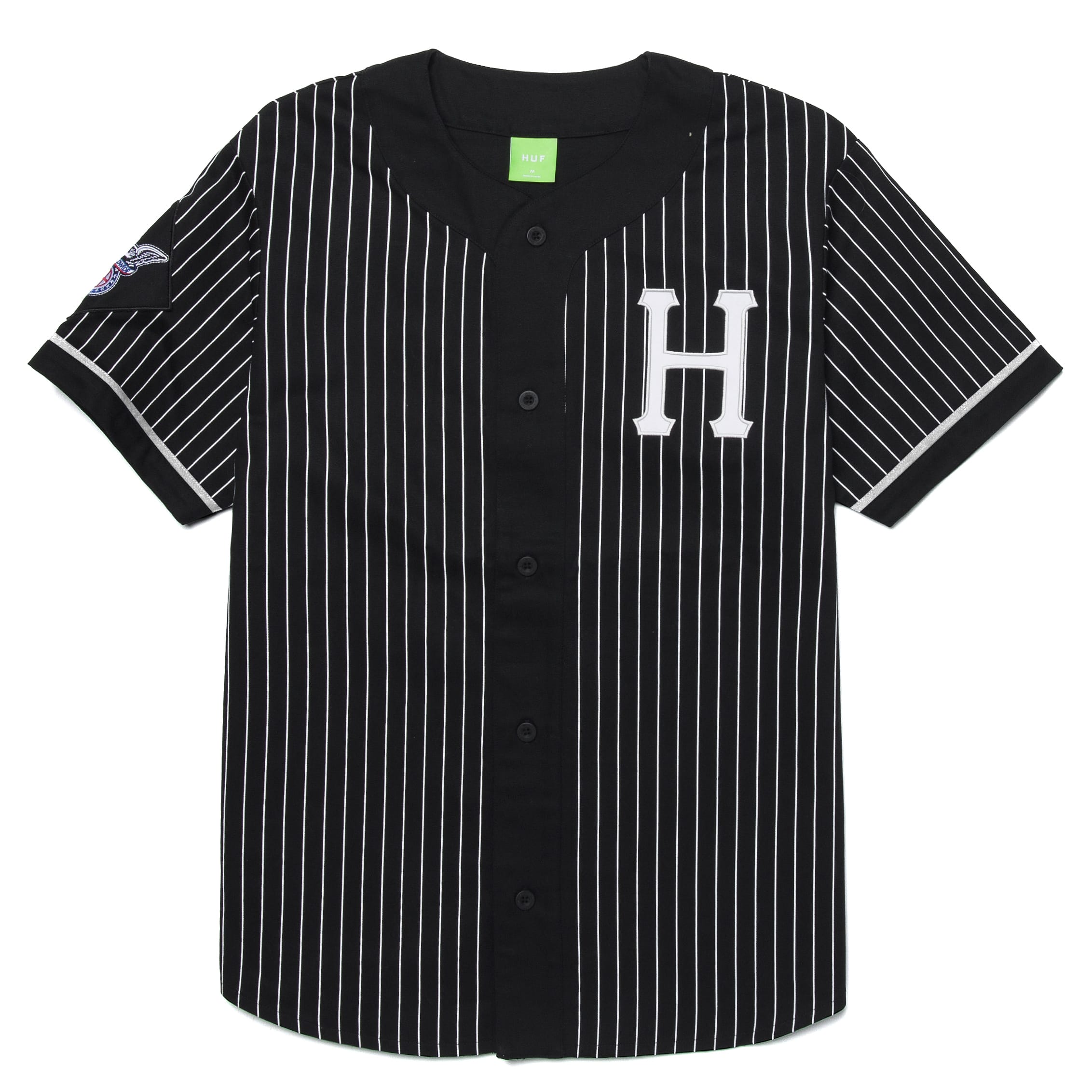 HUF Forever jersey de béisbol negro