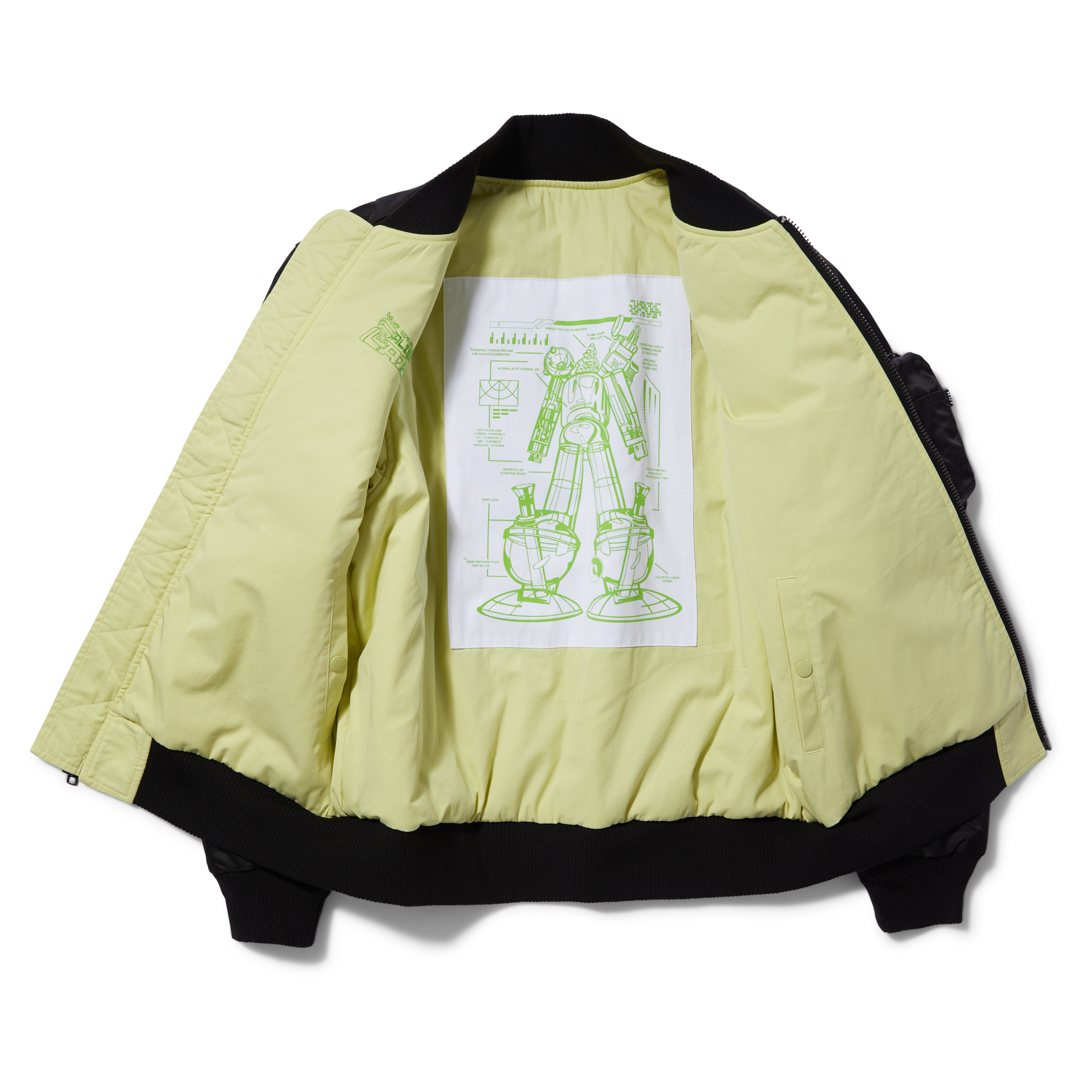 HUF x Alienlabs Reversible Bomber Jacket