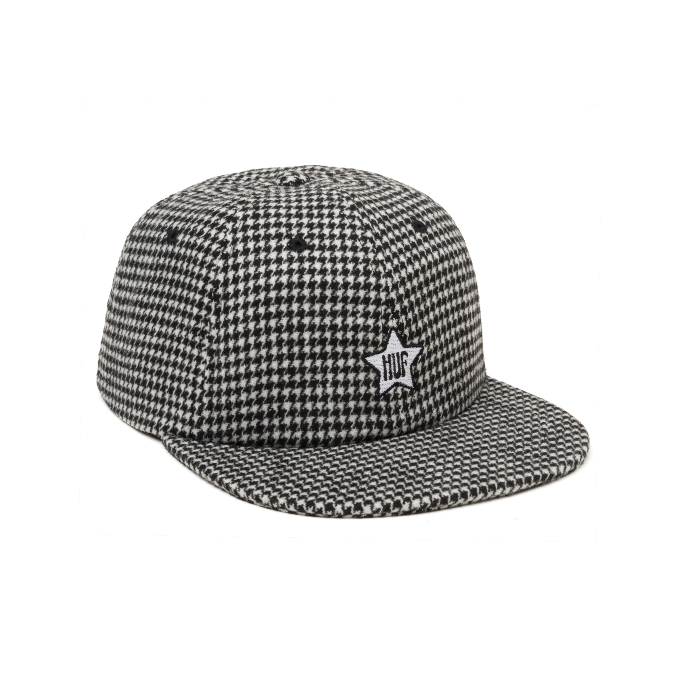 One Star Houndstooth 6-Panel Hat