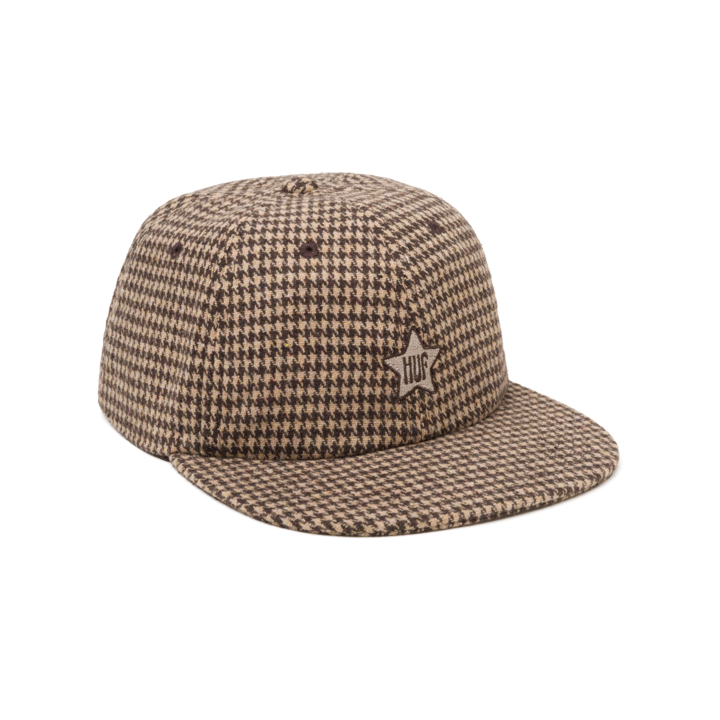 One Star Houndstooth 6-Panel Hat