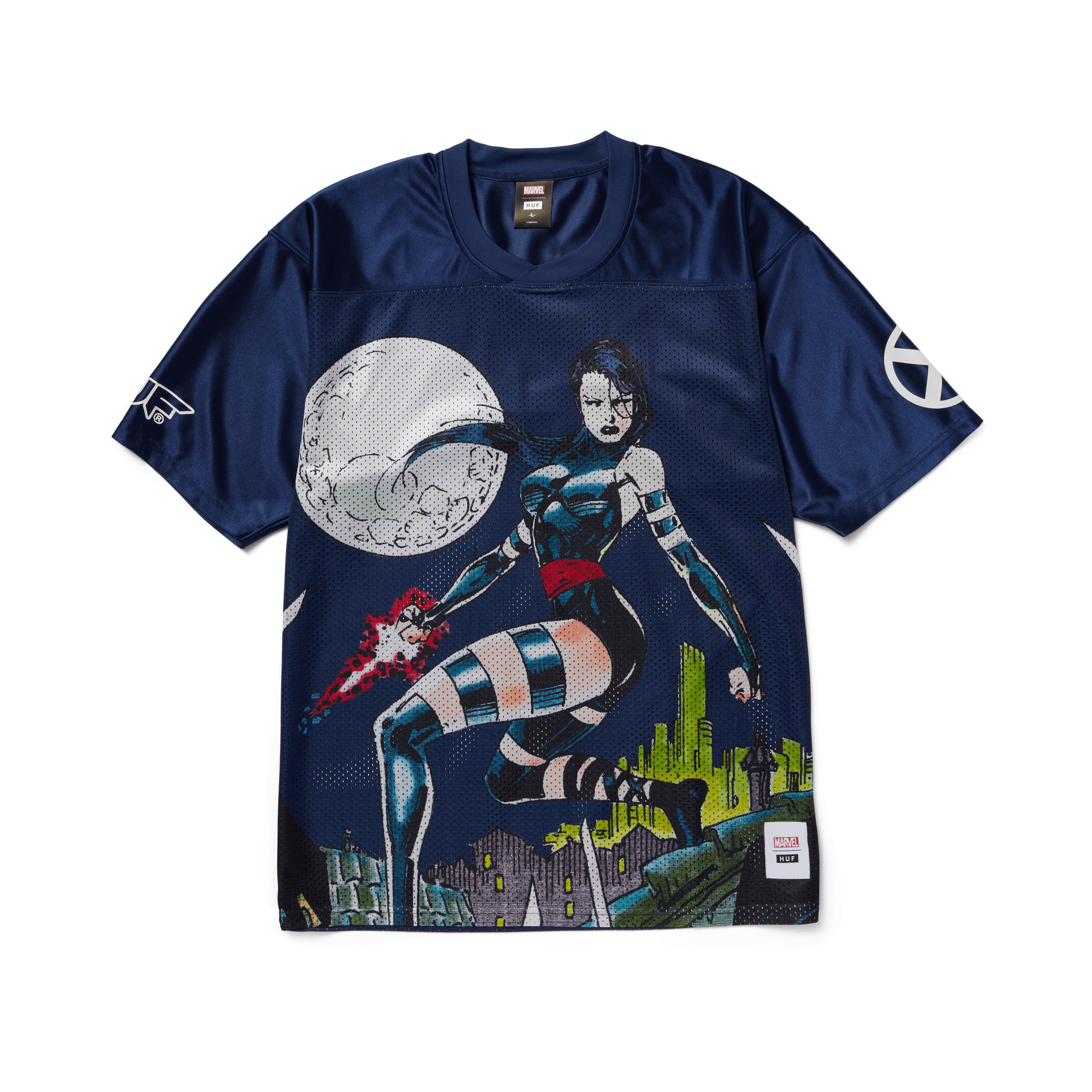 HUF x X-Men Psylocke Football Jersey – HUF Worldwide