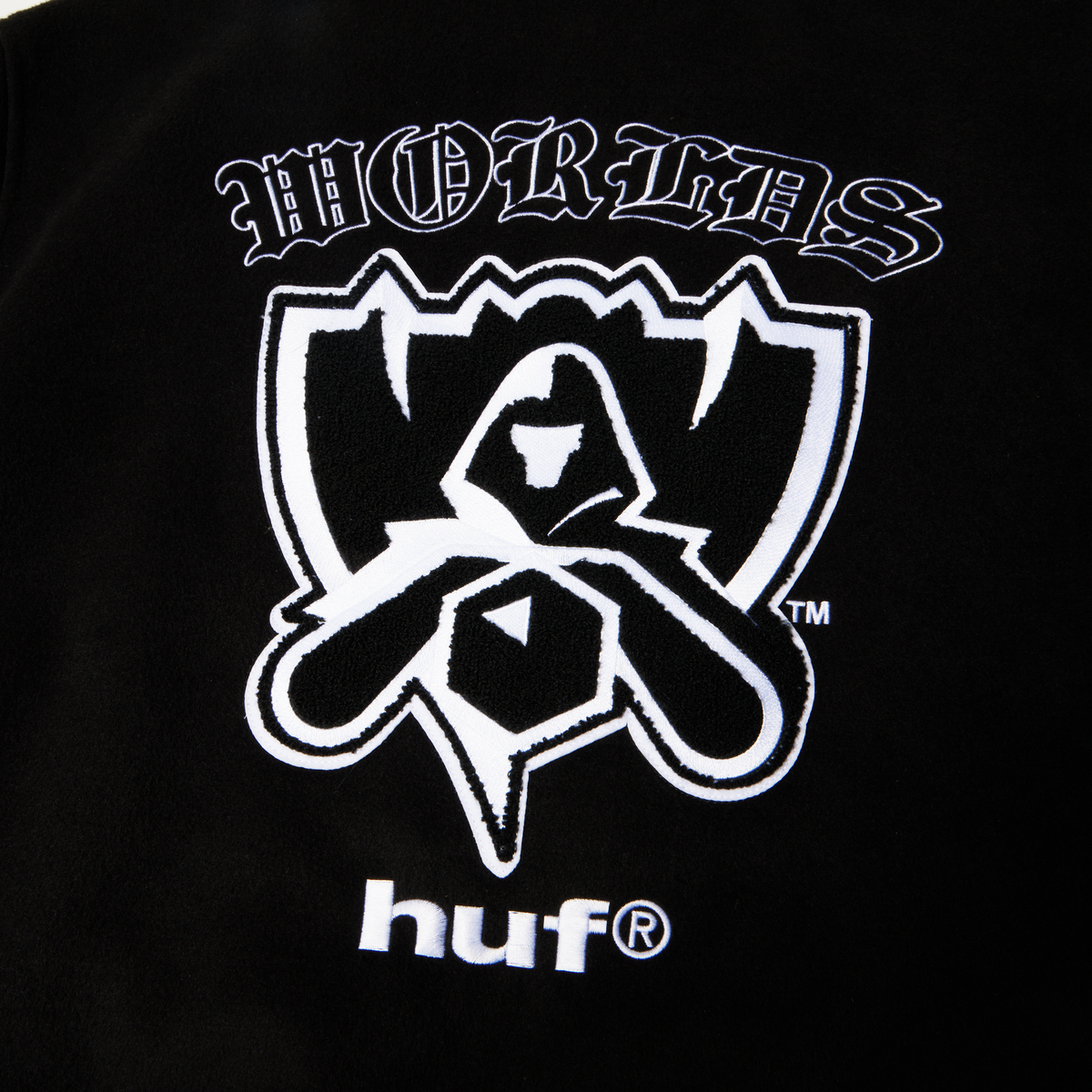 huf x Riot Games 2026 Worlds Varsity Jacket