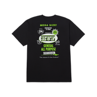 Huf All Purpose T Shirt in Black Size L