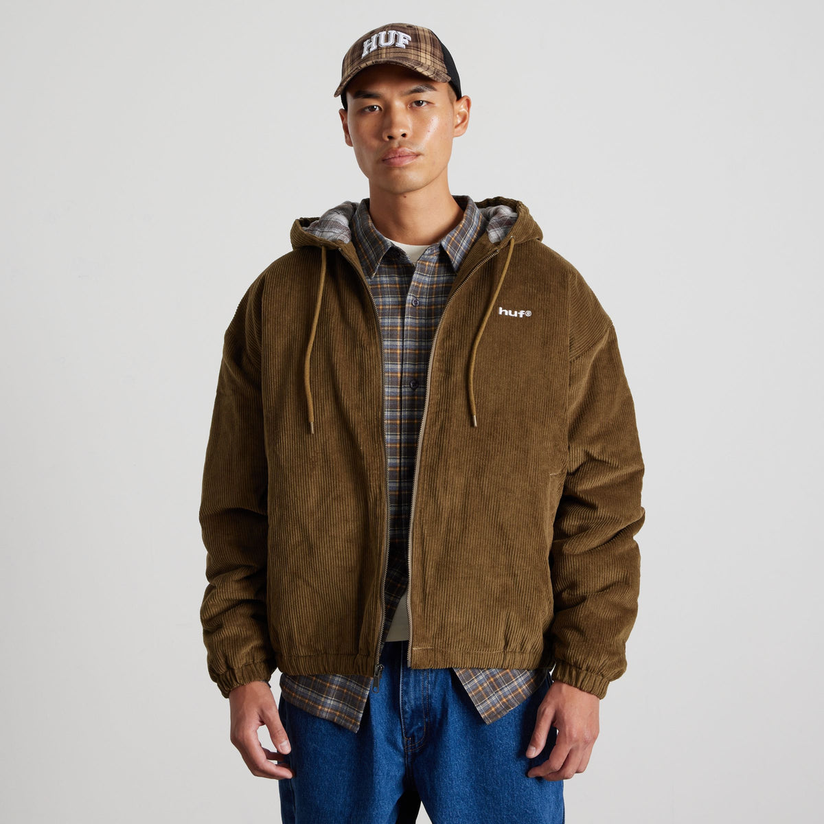Arch Low Pro Plaid Trucker Hat