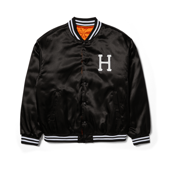 HUF CHOCOLATE 02 94 Black & White Lightweight Bomber Jacket - 2024 Adult Medium M