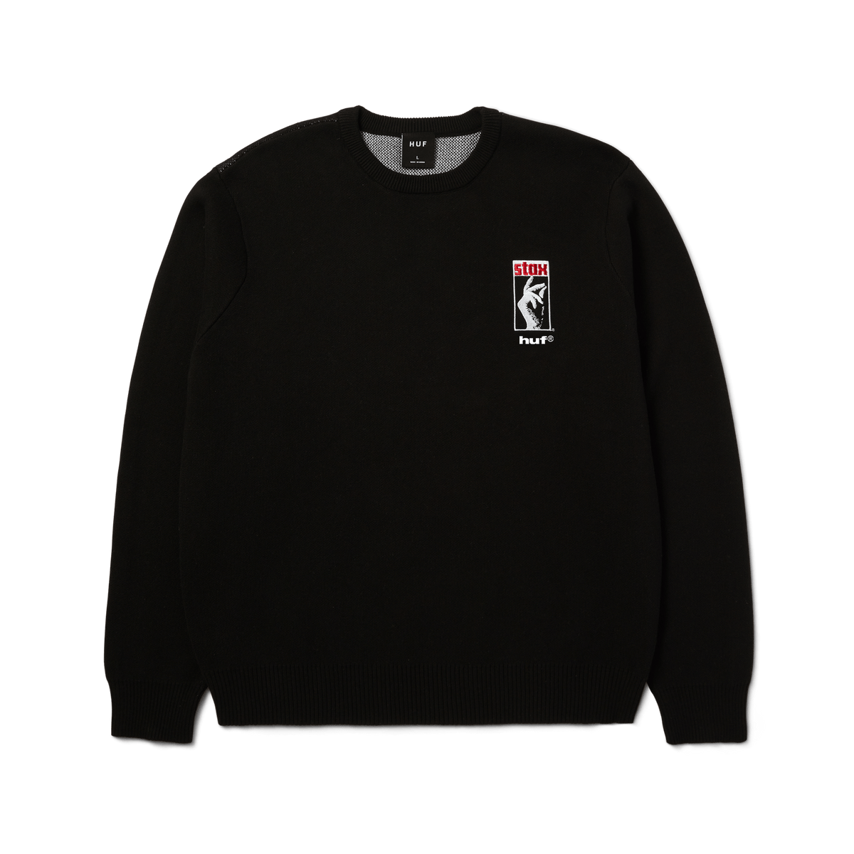 HUF x Isaac Hayes Black Moses Knit Sweater