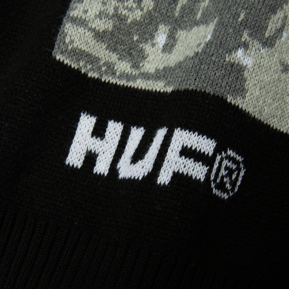 HUF x Isaac Hayes Black Moses Knit Sweater