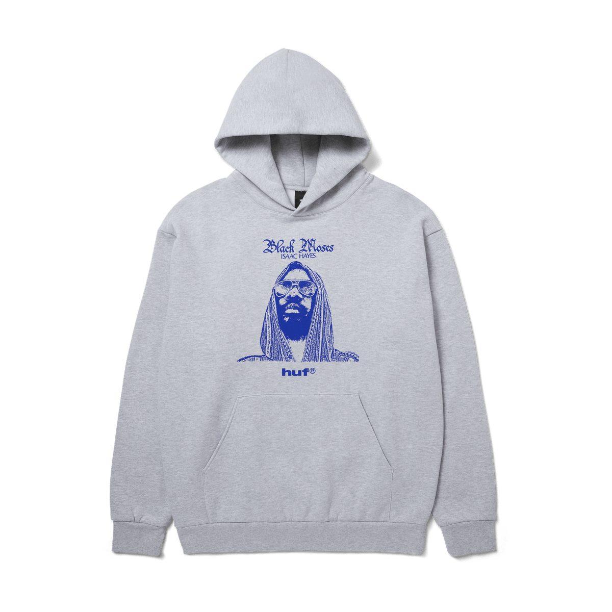 HUF x Isaac Hayes Black Moses Heavyweight Pullover Hoodie