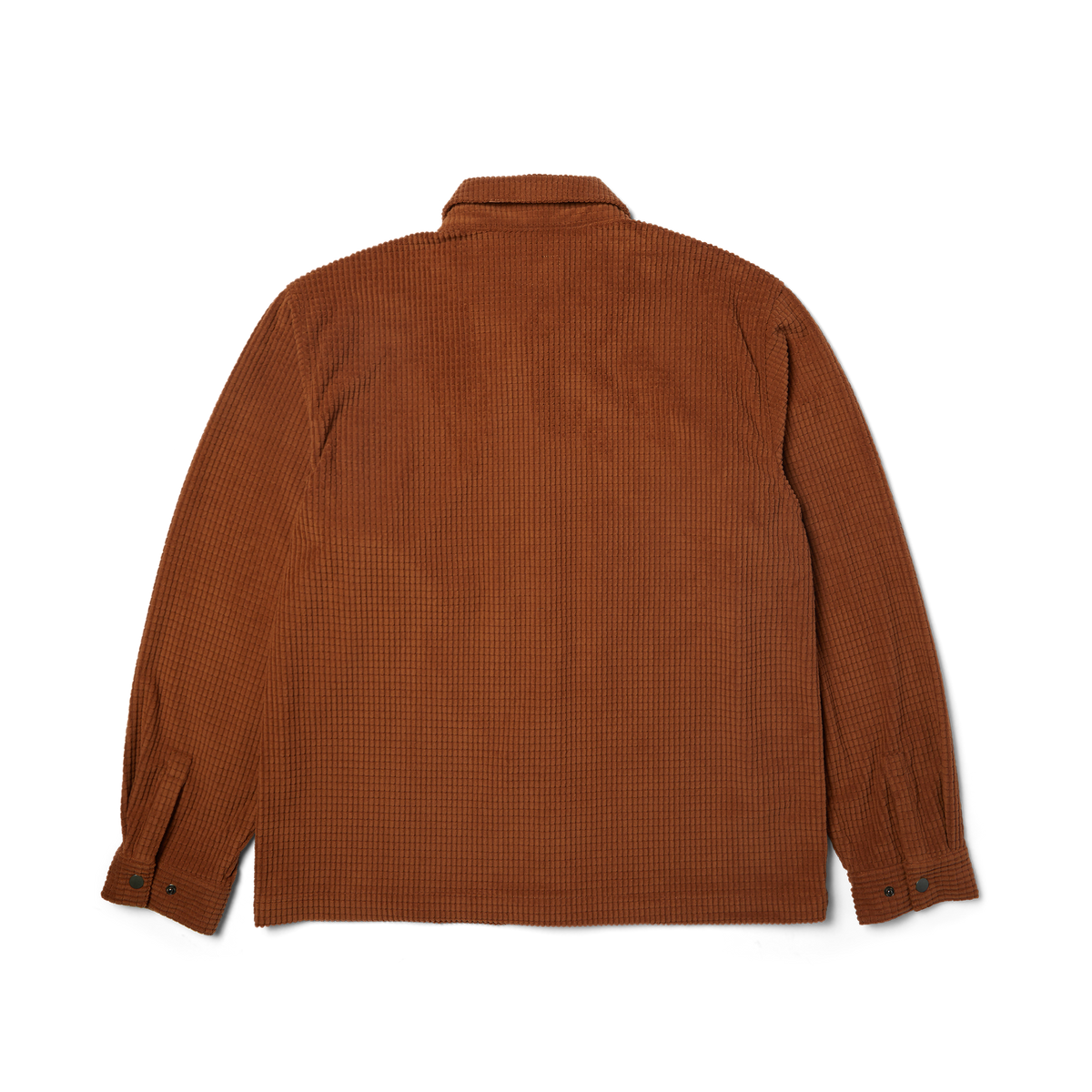 Braun Waffle Cord Overshirt