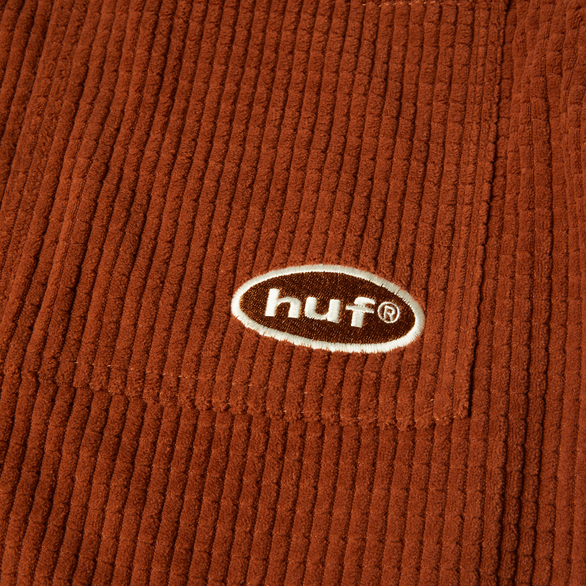 Braun Waffle Cord Overshirt