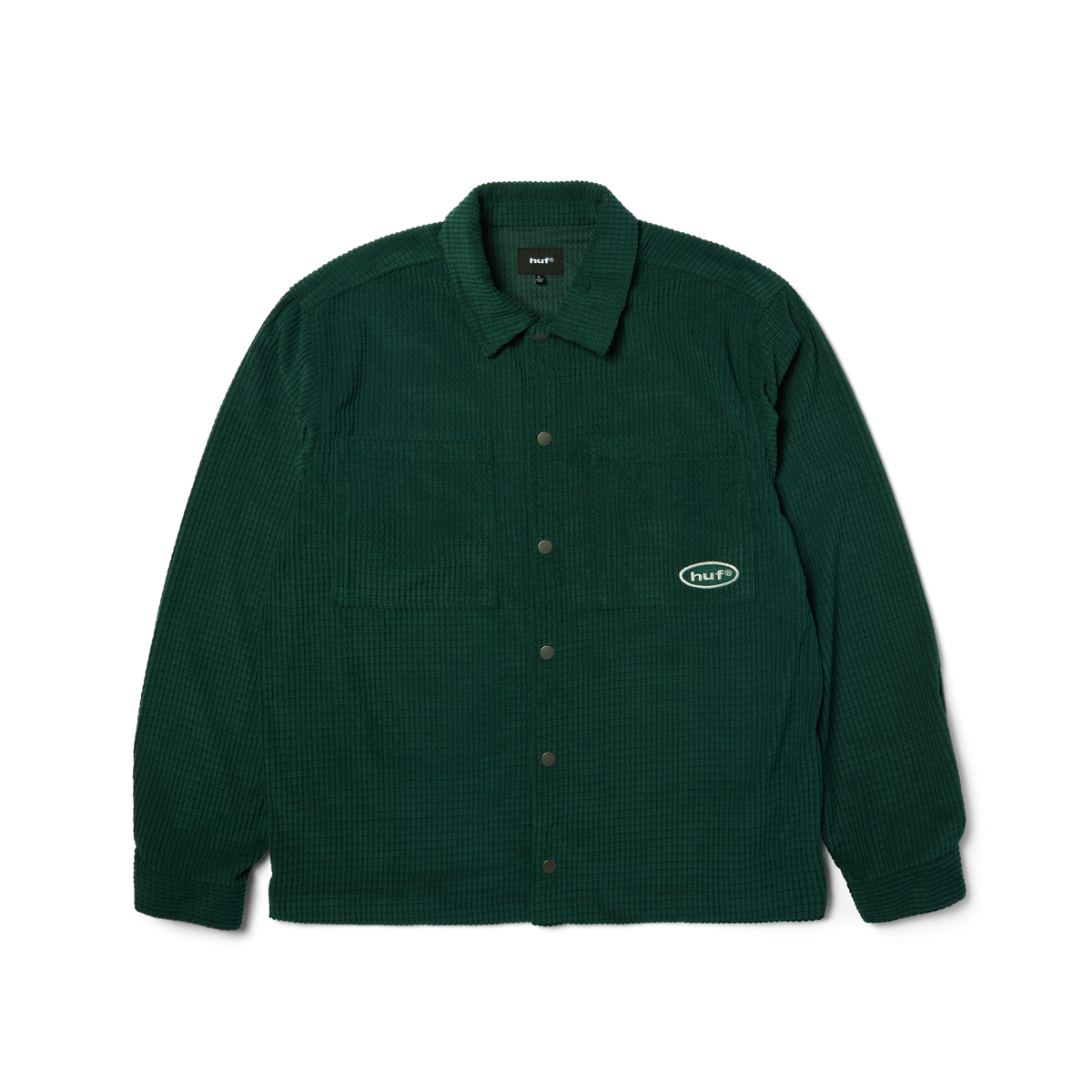 Braun Waffle Cord Overshirt