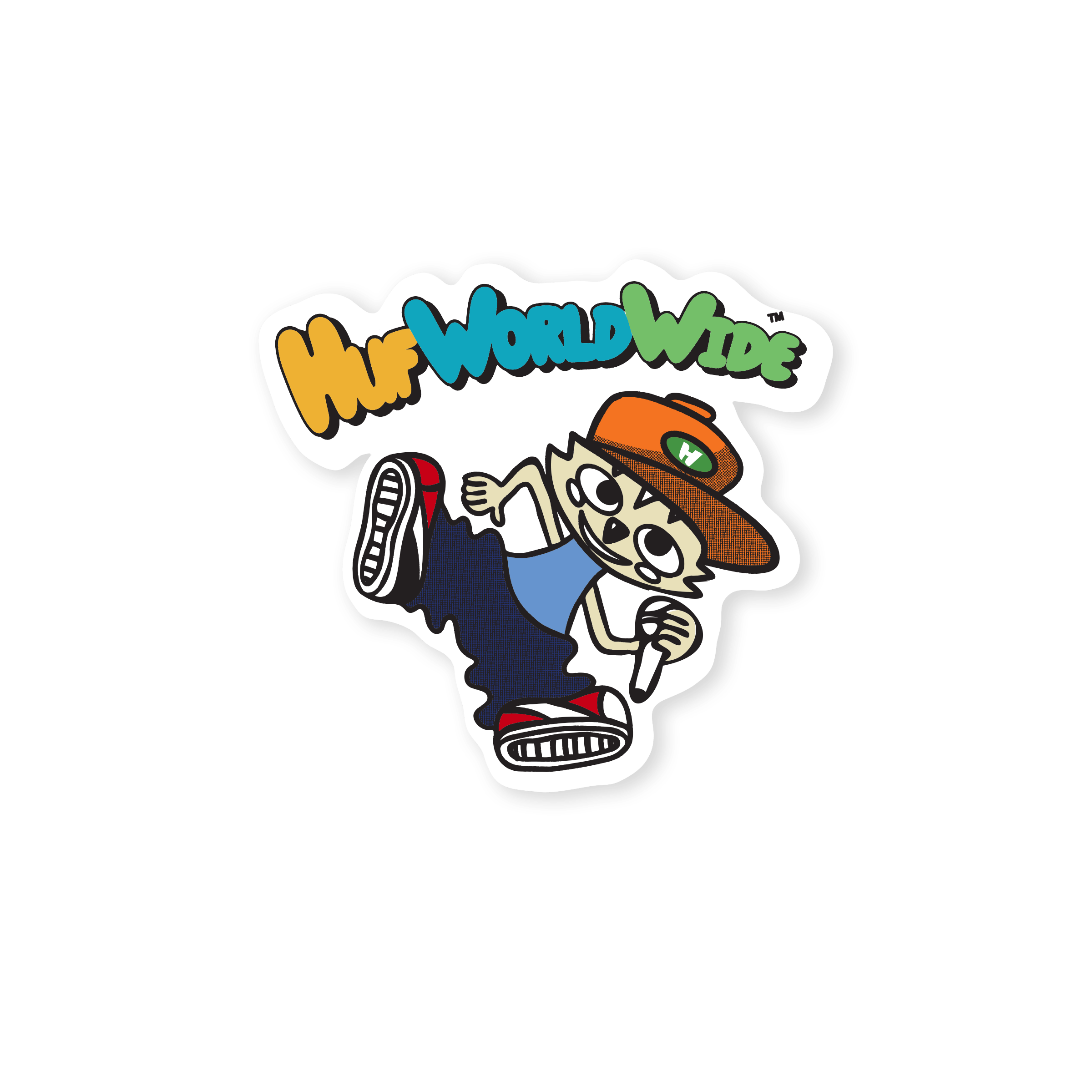 Chop Kick Block Sticker – HUF Worldwide