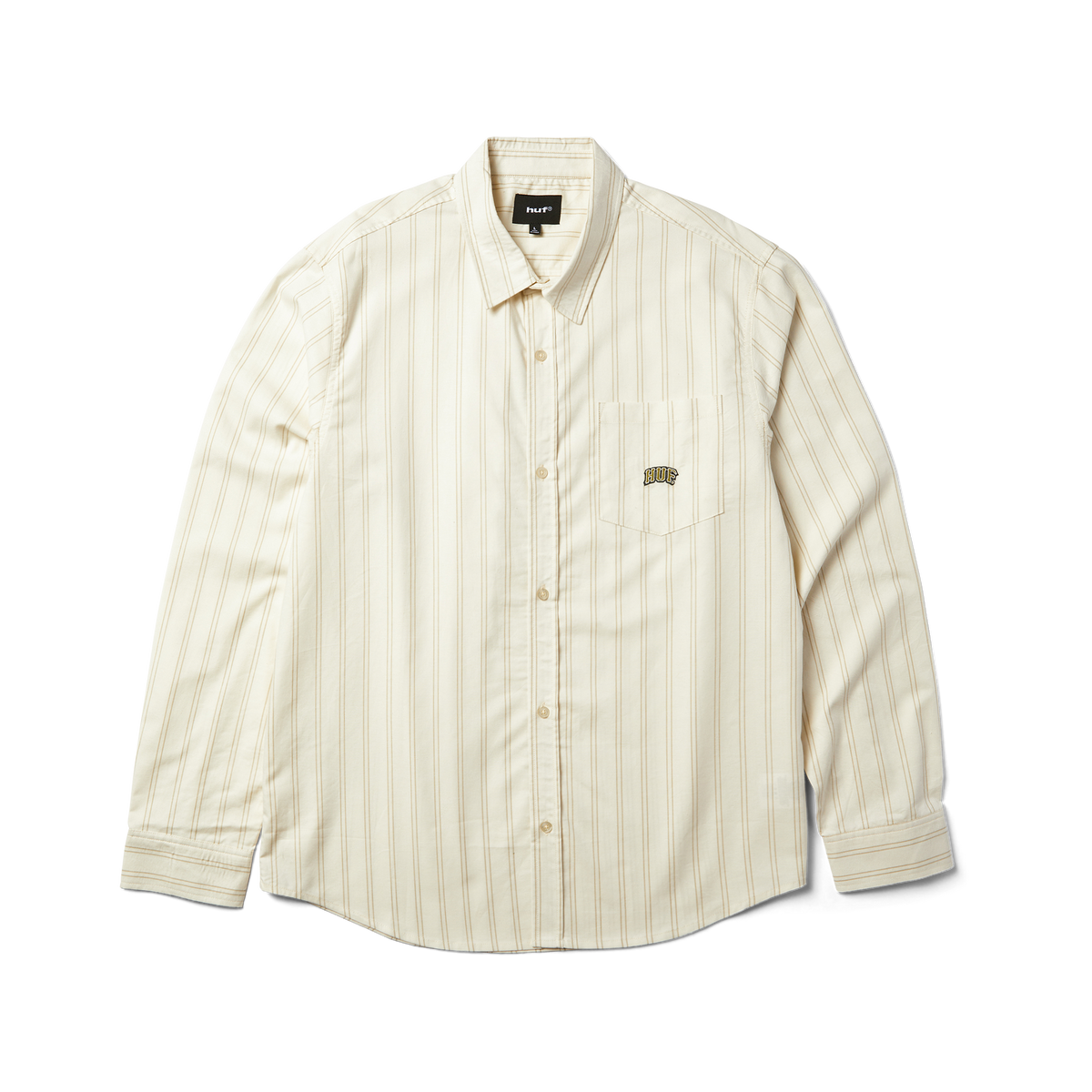 HUF Classic Arch Long Sleeve Oxford Shirt in Light Blue - Size XXL HUF Classic Arch Long Sleeve Oxford Shirt in Light Blue - Size XXL