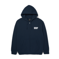 HUF CLASSIC FLEECE HOODIE ネイビー Classic Logo Full-Zip Hoodie – HUF Worldwide