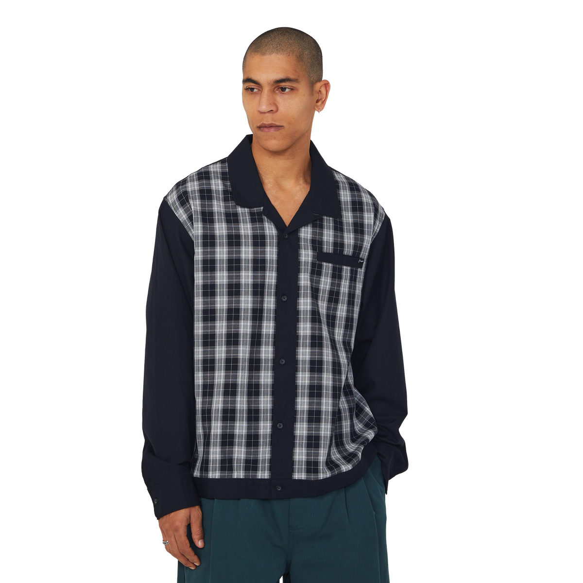 Coolidge Plaid Long Sleeve T-Shirt Shirt