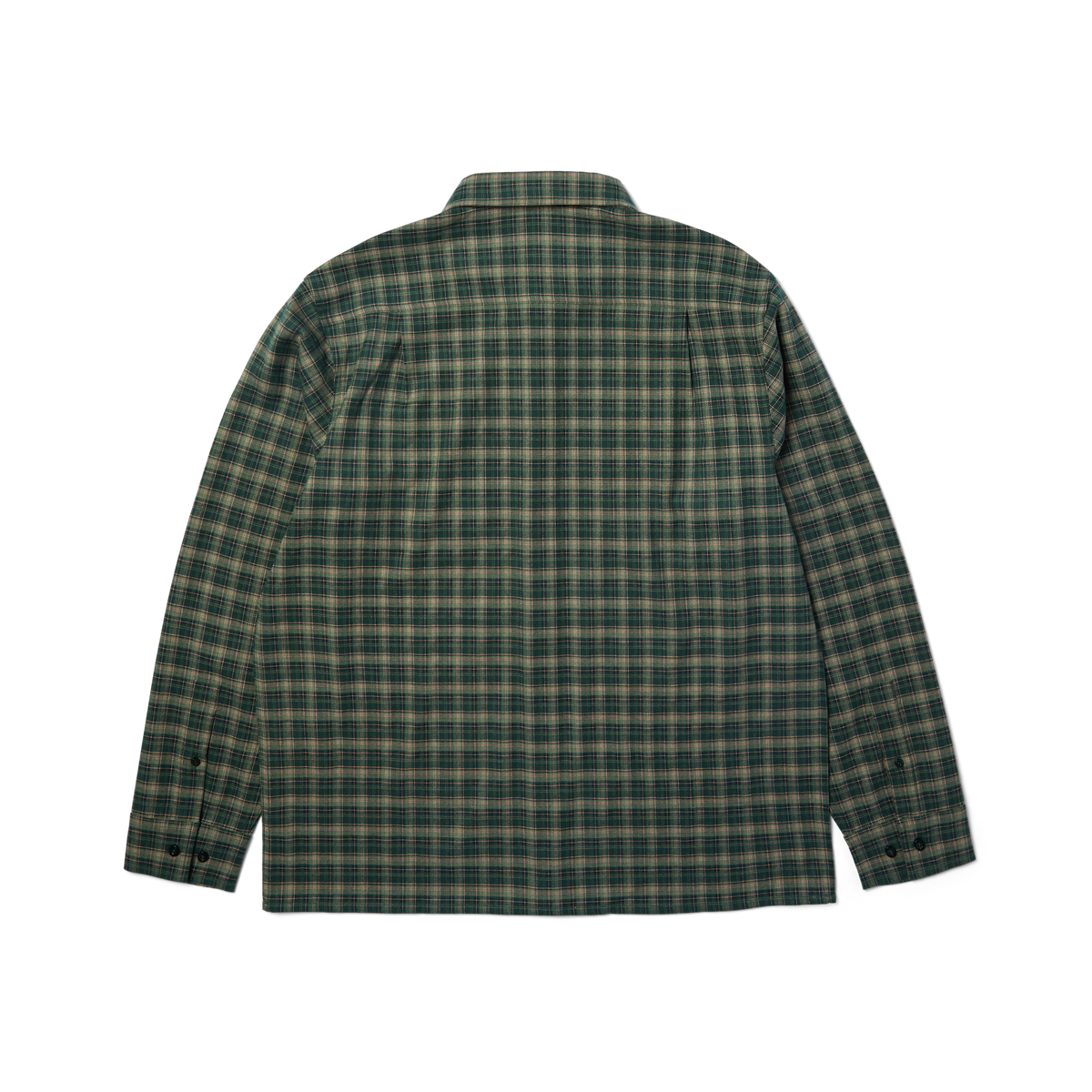 Cross Plaid Long Sleeve Shirt