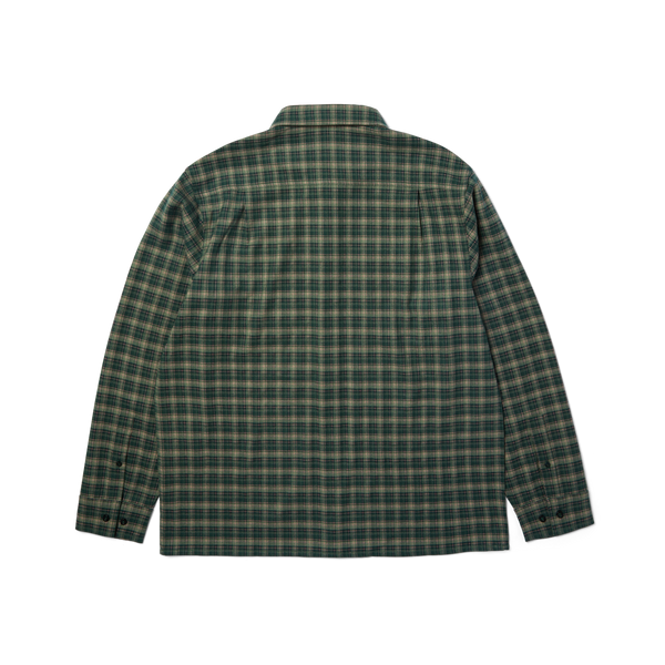 Cross Plaid Long Sleeve Shirt