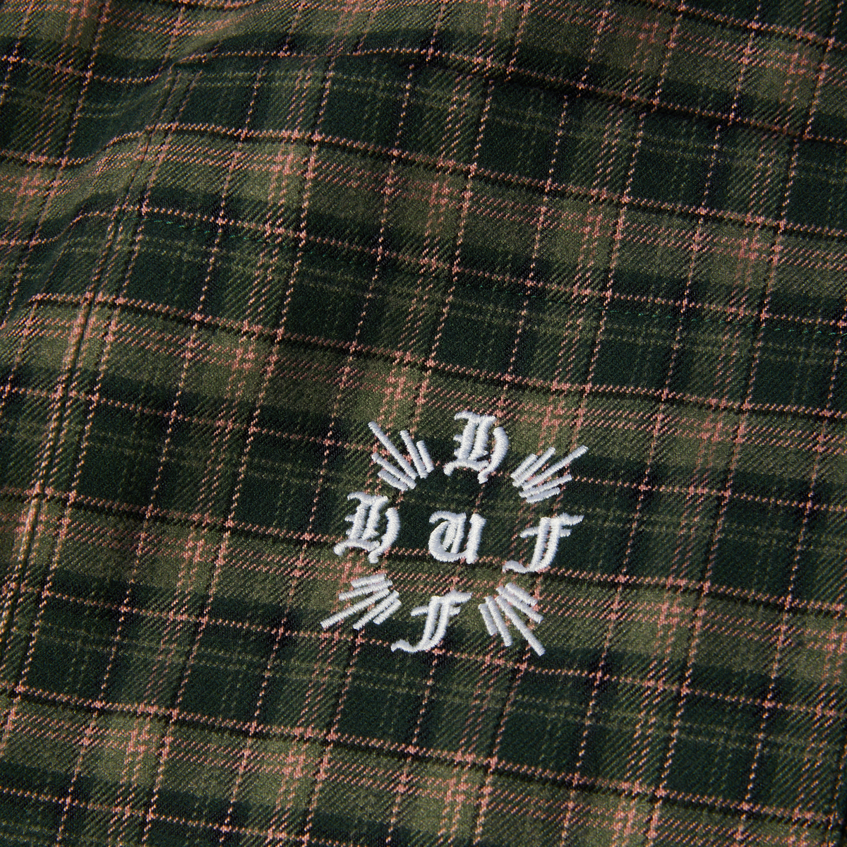 Cross Plaid Long Sleeve Shirt