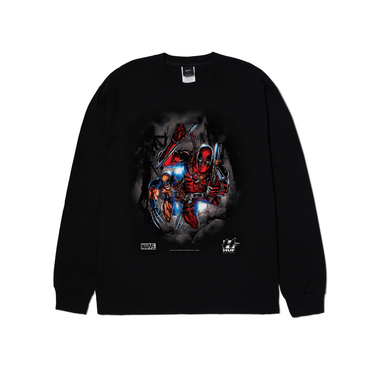 HUF x Marvel Deadpool & Wolverine Long Sleeve T-Shirt