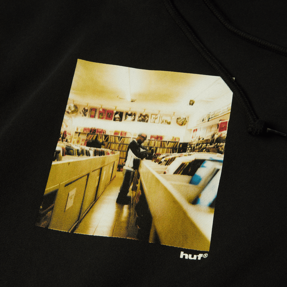 HUF x J Dilla Diggin Washed Pullover Hoodie