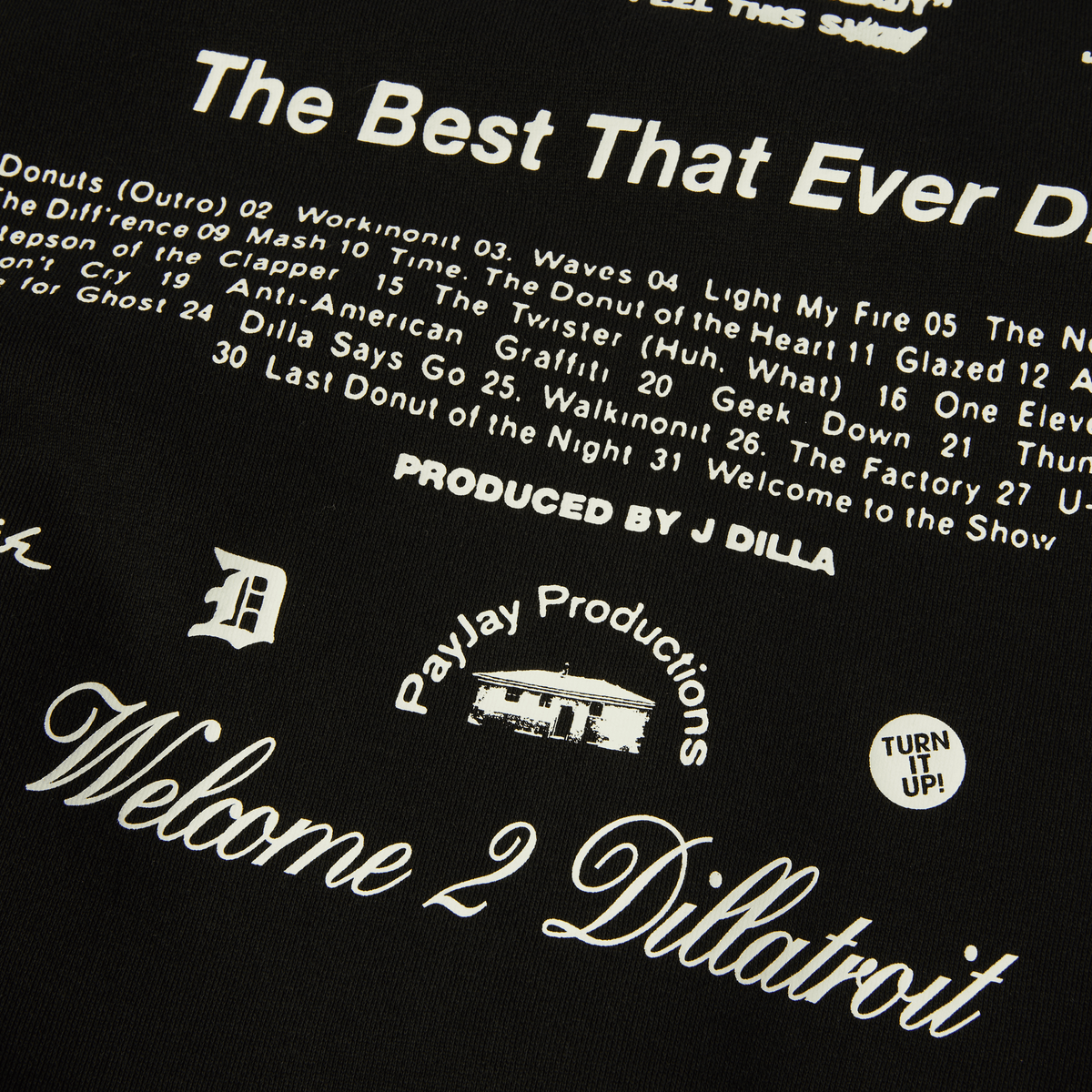 HUF x J Dilla Diggin Washed Pullover Hoodie