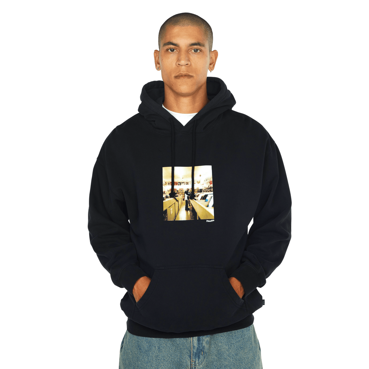 HUF x J Dilla Diggin Washed Pullover Hoodie