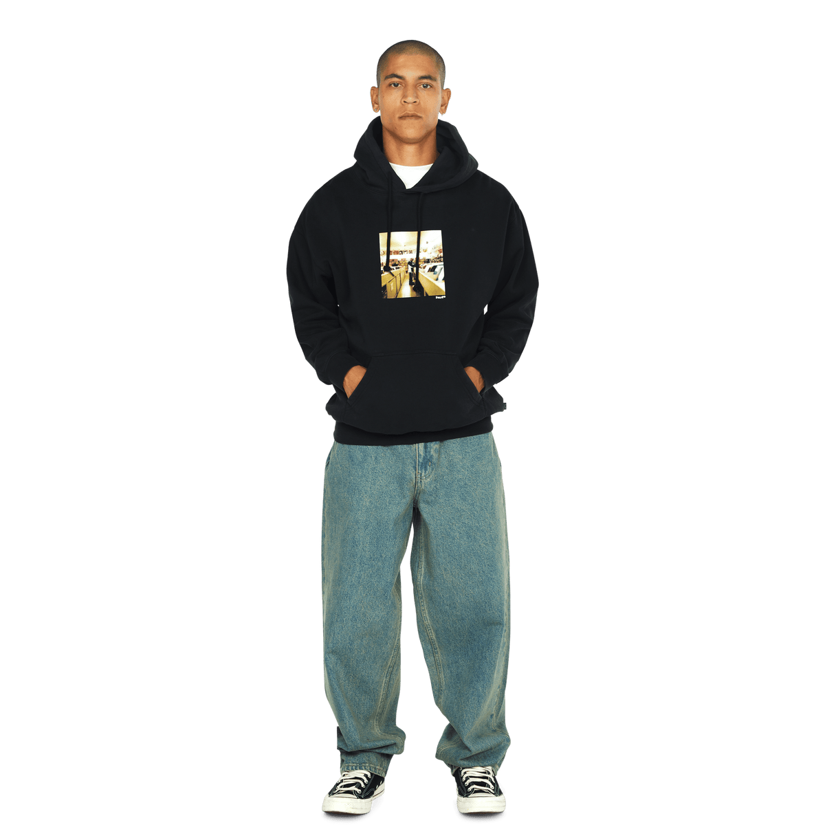 HUF x J Dilla Diggin Washed Pullover Hoodie