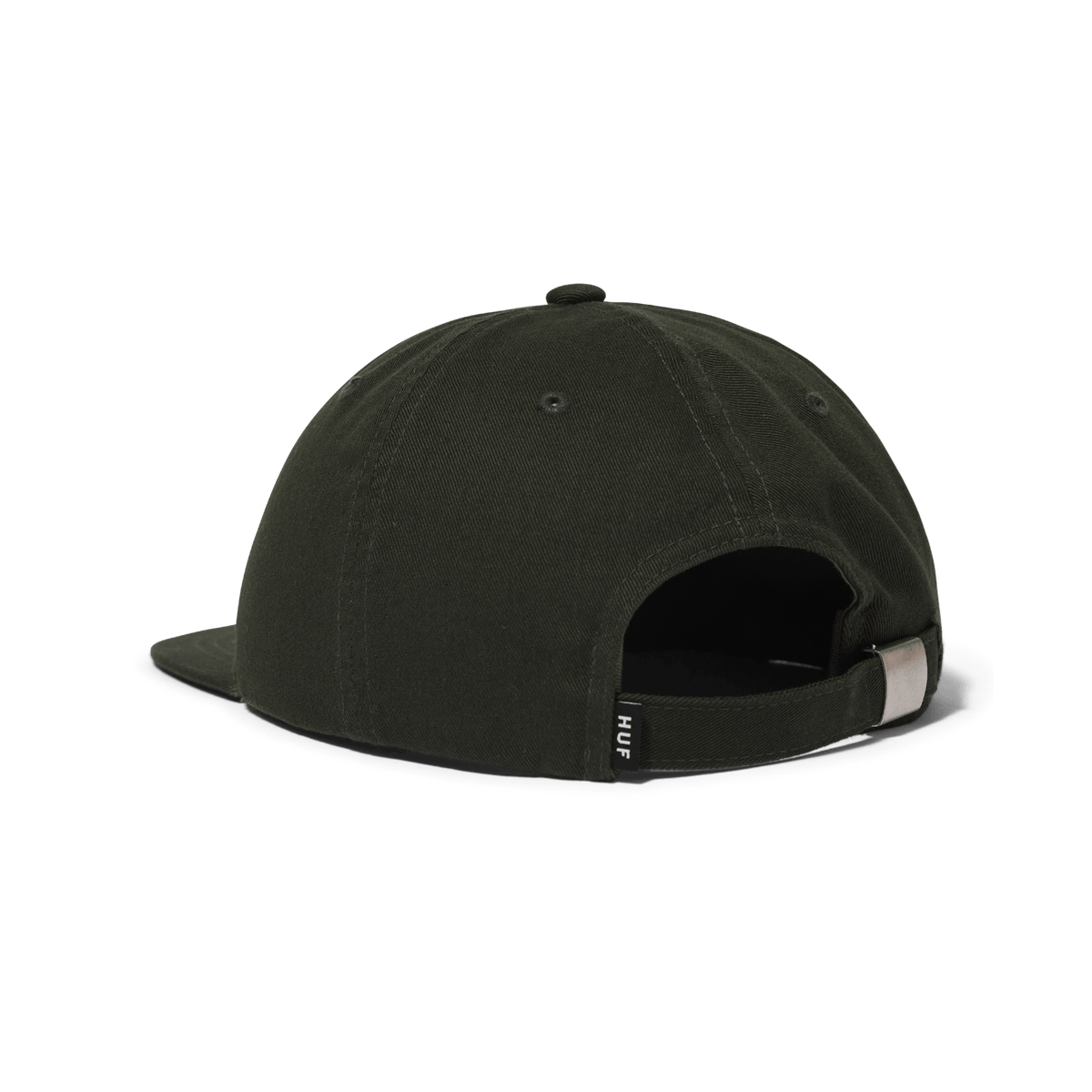 Huf Distressed Logo 5 Panel Hat Hunter Green