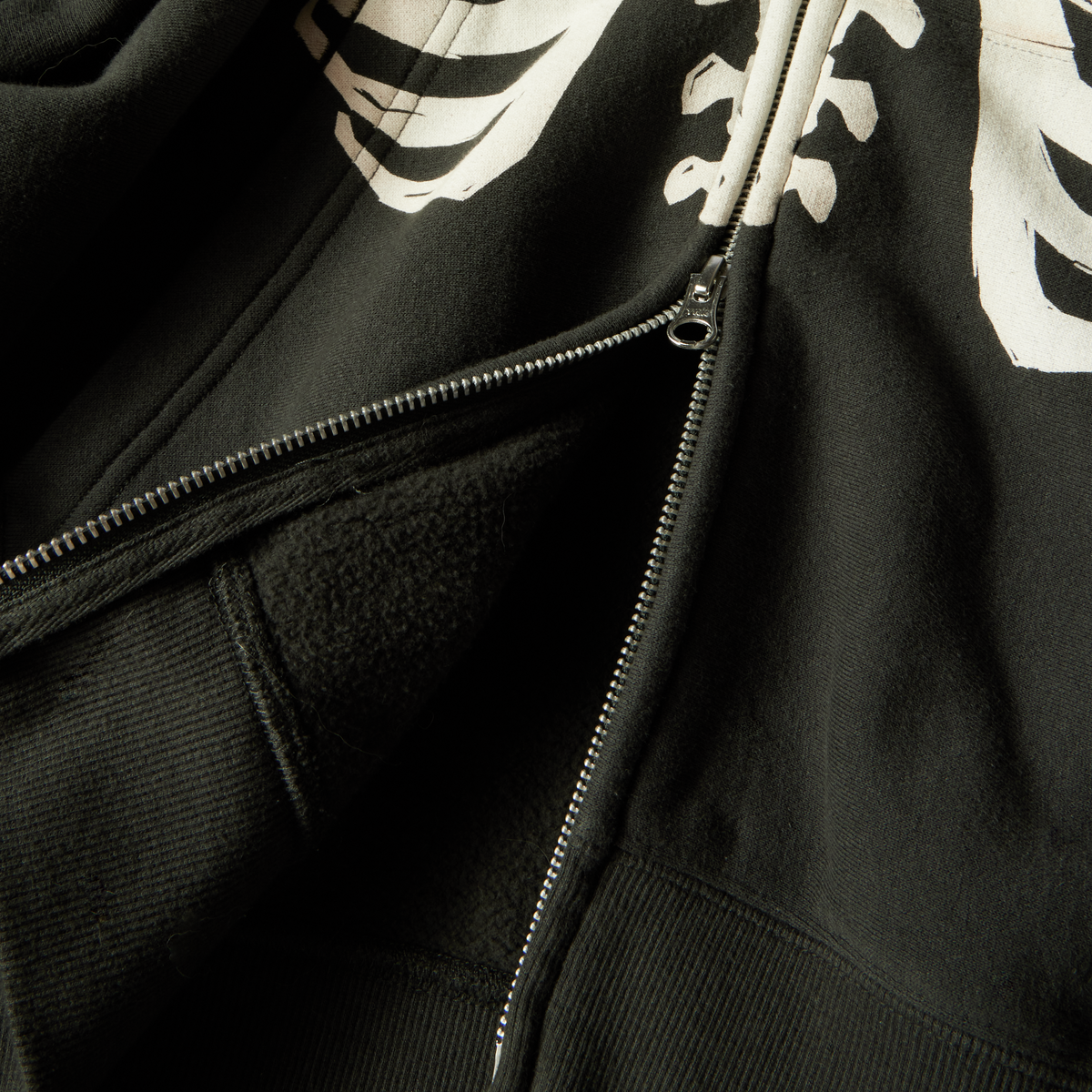 huf x Alien Facehugger Full-Zip Washed Hoodie