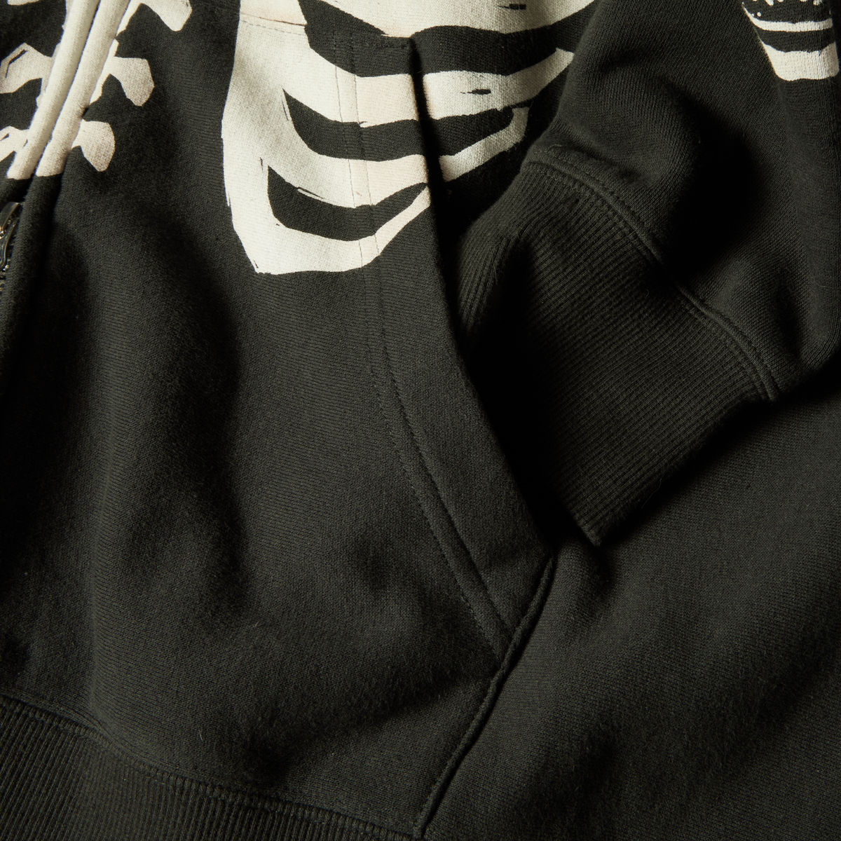 huf x Alien Facehugger Full-Zip Washed Hoodie