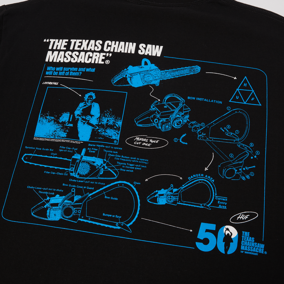 HUF x The Texas Chainsaw Massacre Fear T-Shirt – HUF Worldwide HUF x The Texas Chainsaw Massacre Fear T-Shirt – HUF Worldwide